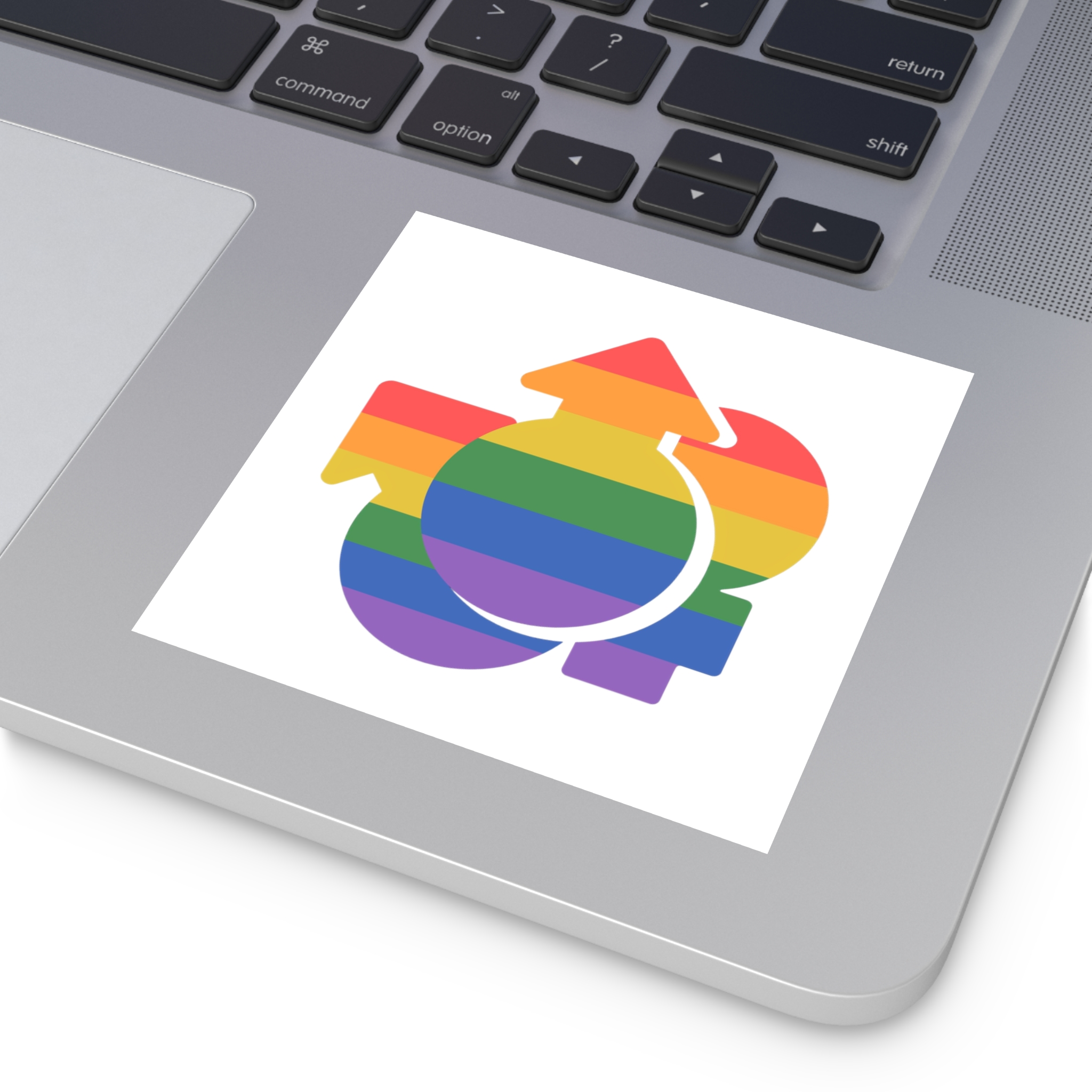 Lgbt Icon Isolated Black Background Lgbt Community Human Rights Concept Vector Flat Illustration Poster Card Banner Laminate Stickers Square - Image 19