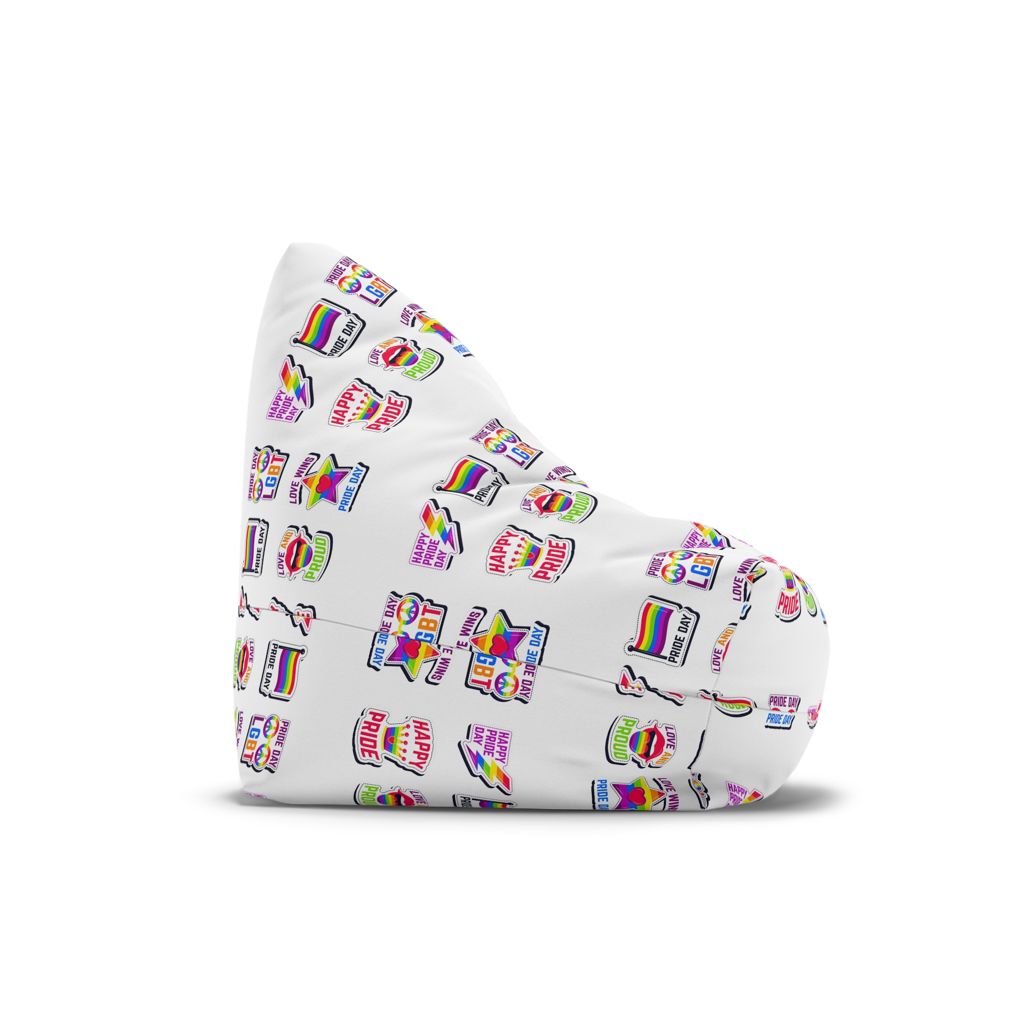 Label Collection With Pride Day Theme Bean Bag Chair Cover - Image 3