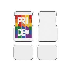 Lgbt Pride Month June 2026 Lesbian Gay Bisexual Transgender Lgbtq Flag Rainbow Love Vector1 Car Mats Set Of 4