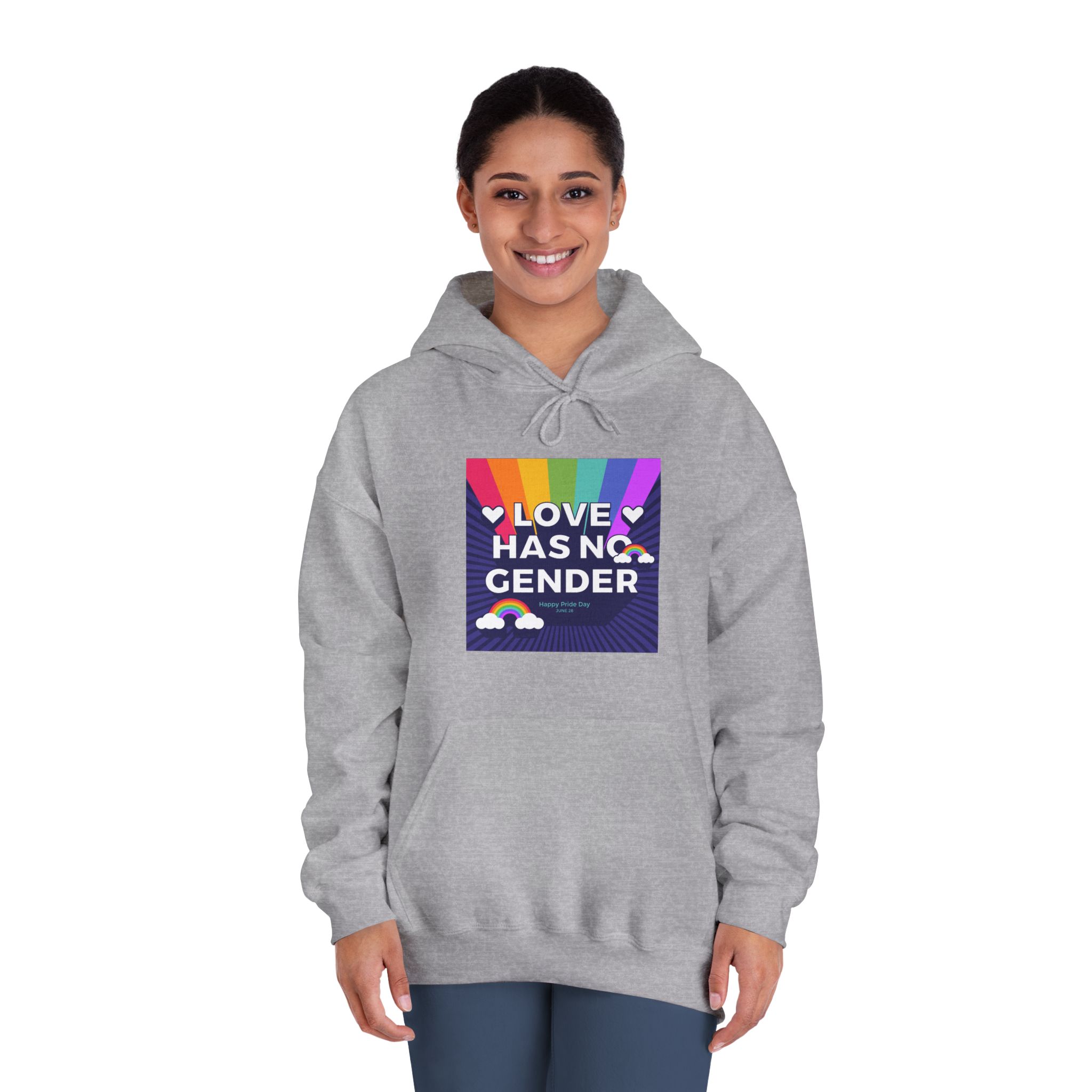 Pride Day Concept(3) Unisex Dryblend Hooded Sweatshirt - Image 16