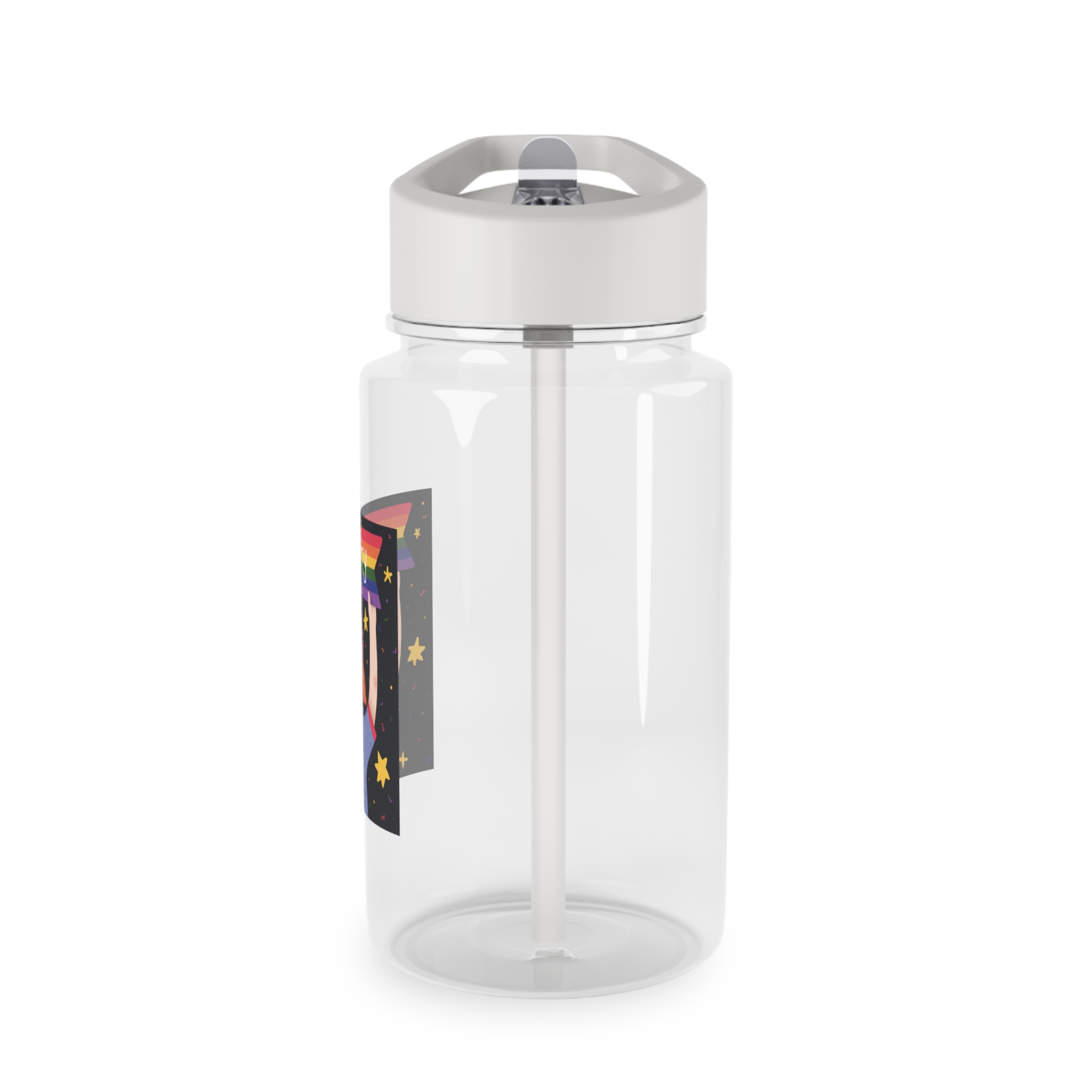 Pride Day Concept Equality Message Tritan Water Bottle - Image 3