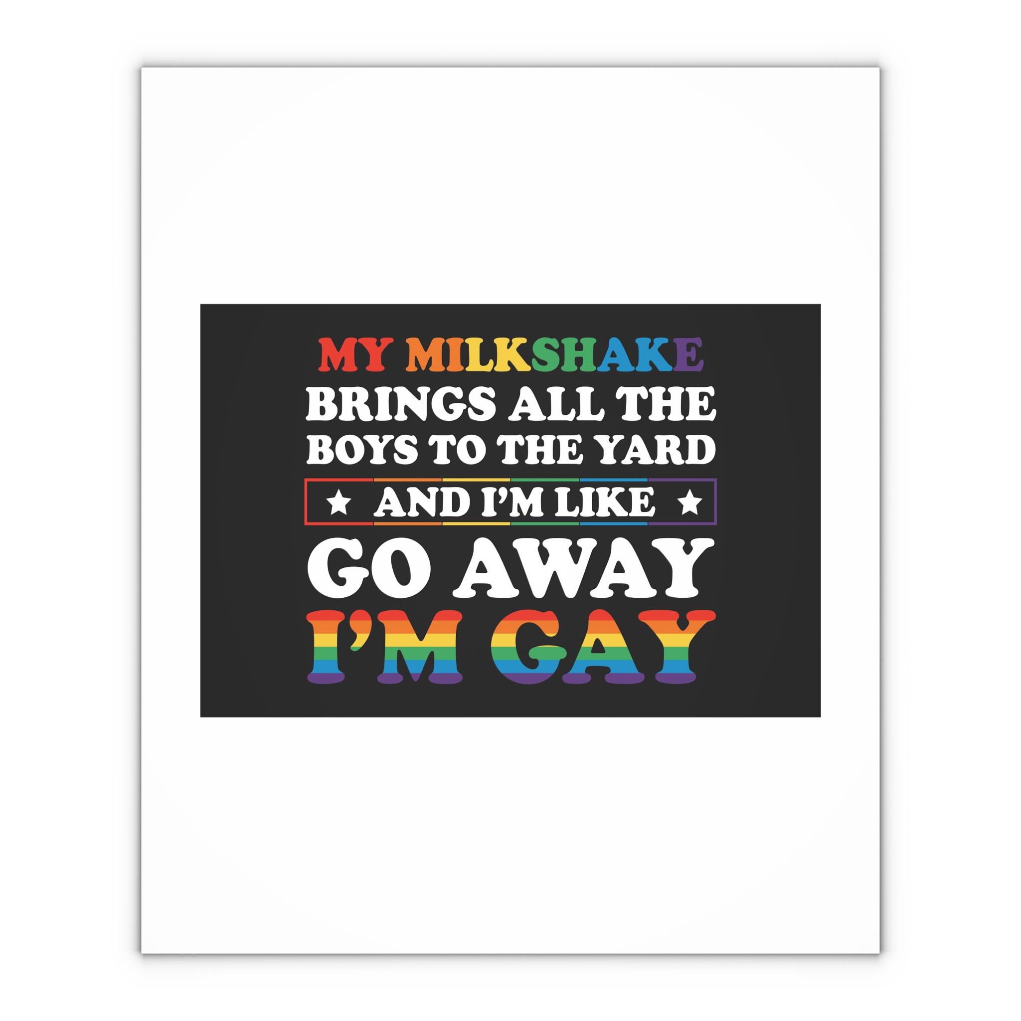 Pride Gay Lgbt Rainbow Tshirt Design(2) Gift Wrapping Paper Sheets 1pc - Image 4