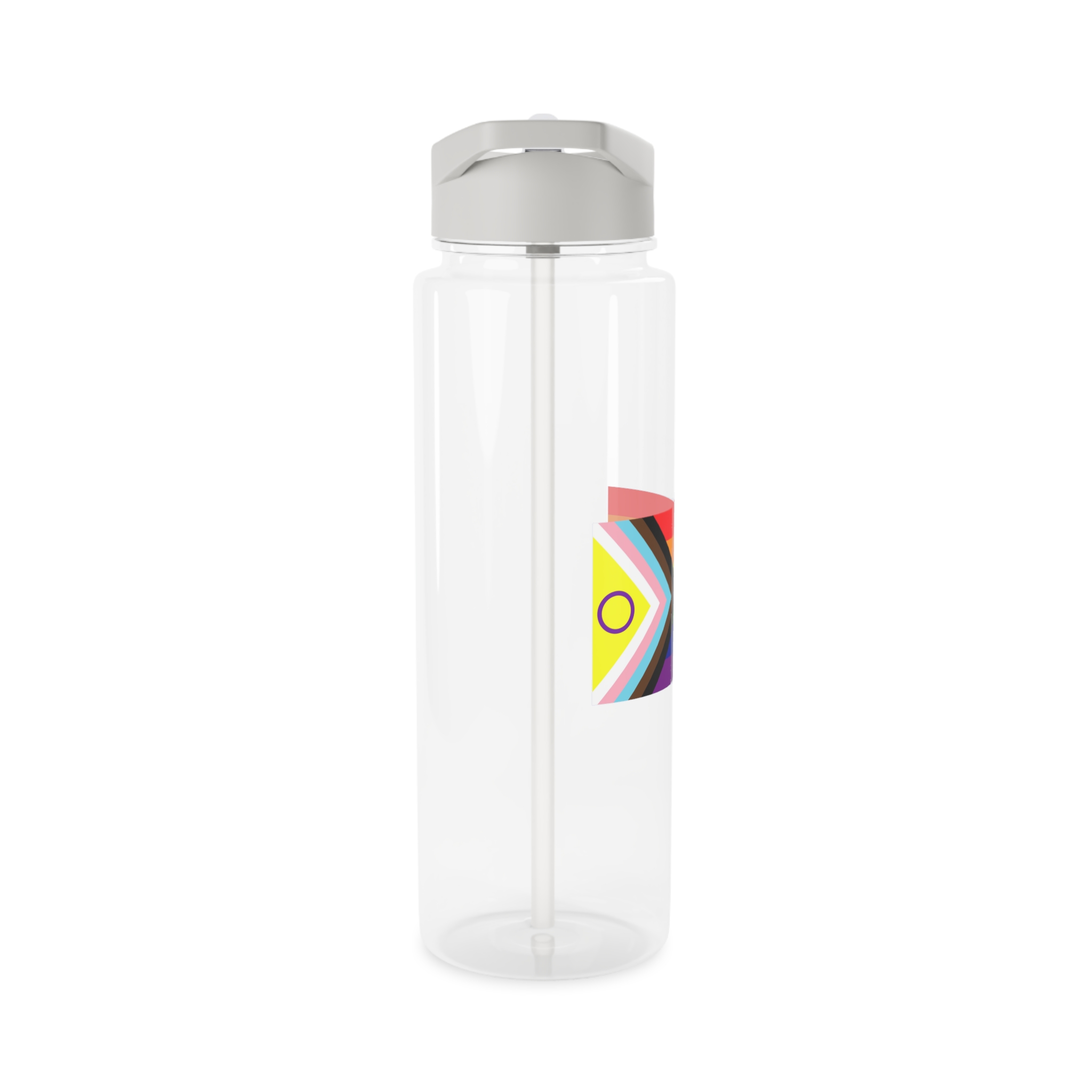 Lgbtq Pride Flag New Lgbtq Pride Flag Vector Updated Intersex Inclusive Progress Pride Flag Tritan Water Bottle - Image 8