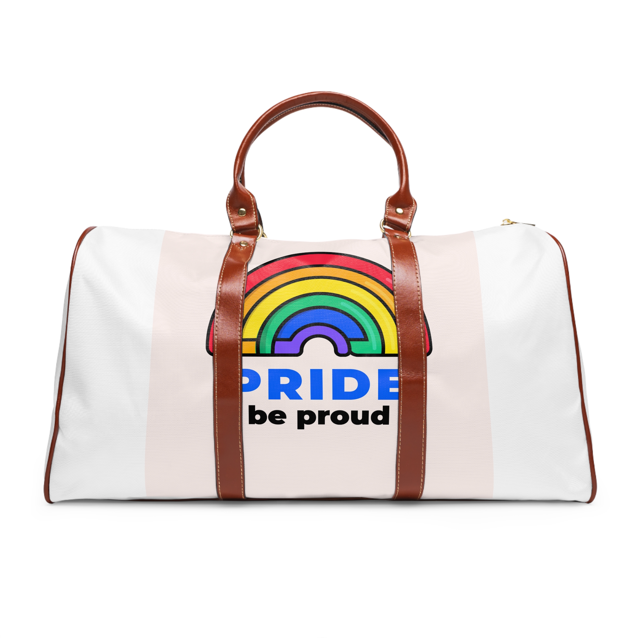 Flat Lgbt Pride Month Logo Template(1) Waterproof Travel Bag