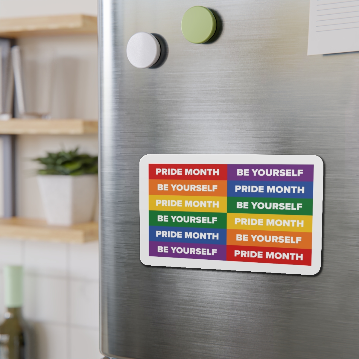 Lesbian Pride Design 33F9F4 Die Cut Magnets - Image 15