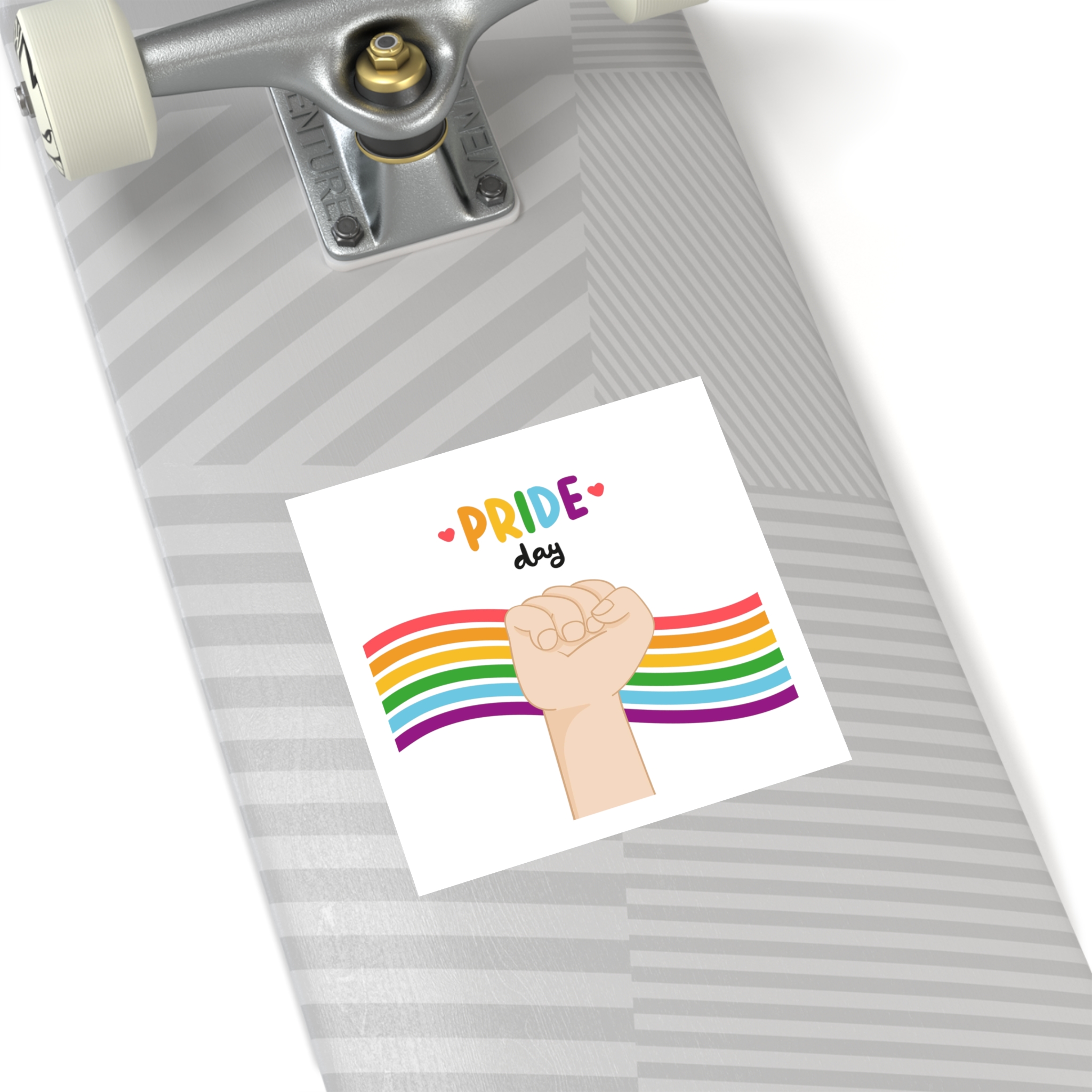 Pride Day Concept (2) Laminate Stickers Square - Image 44