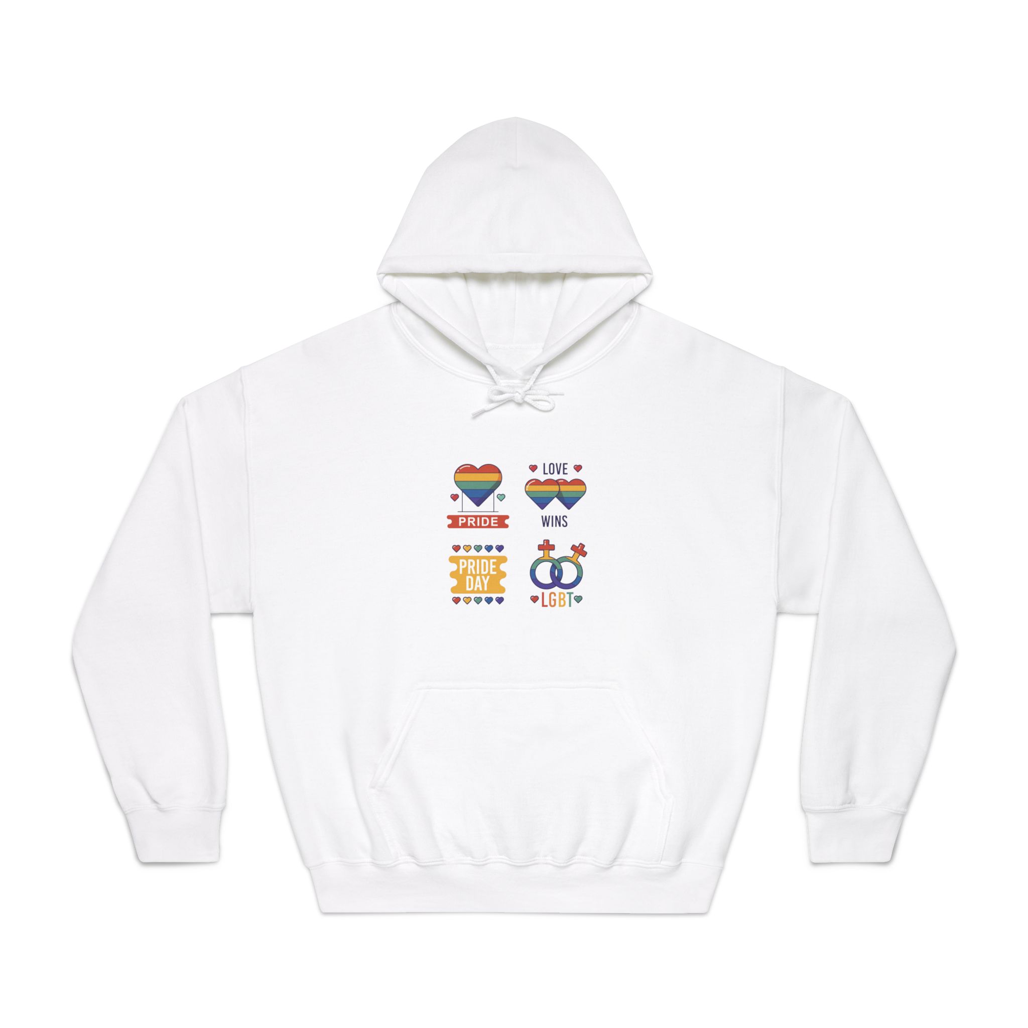Pride Day Label Collection Concept Unisex Dryblend Hooded Sweatshirt