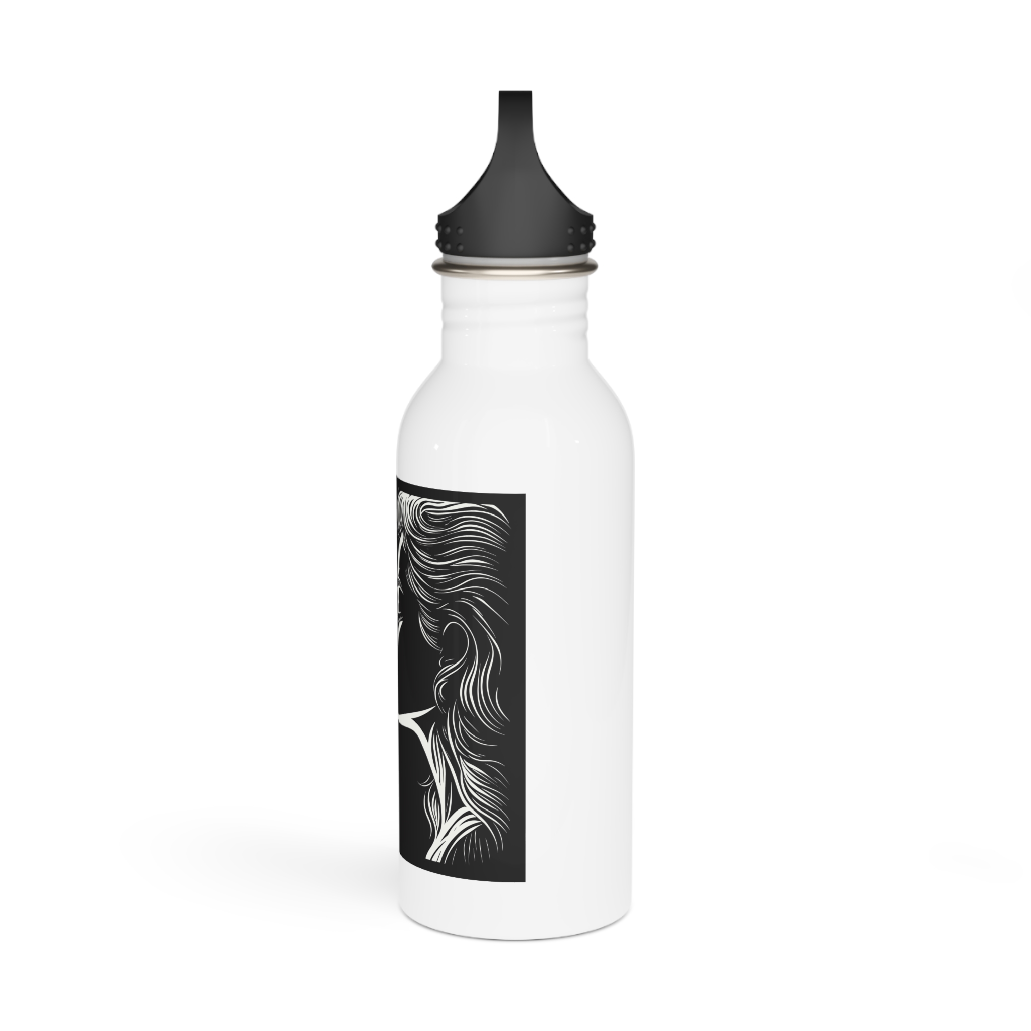 Lesbian Pride Design 33F9F0 Stainless Steel Water Bottle - Image 4