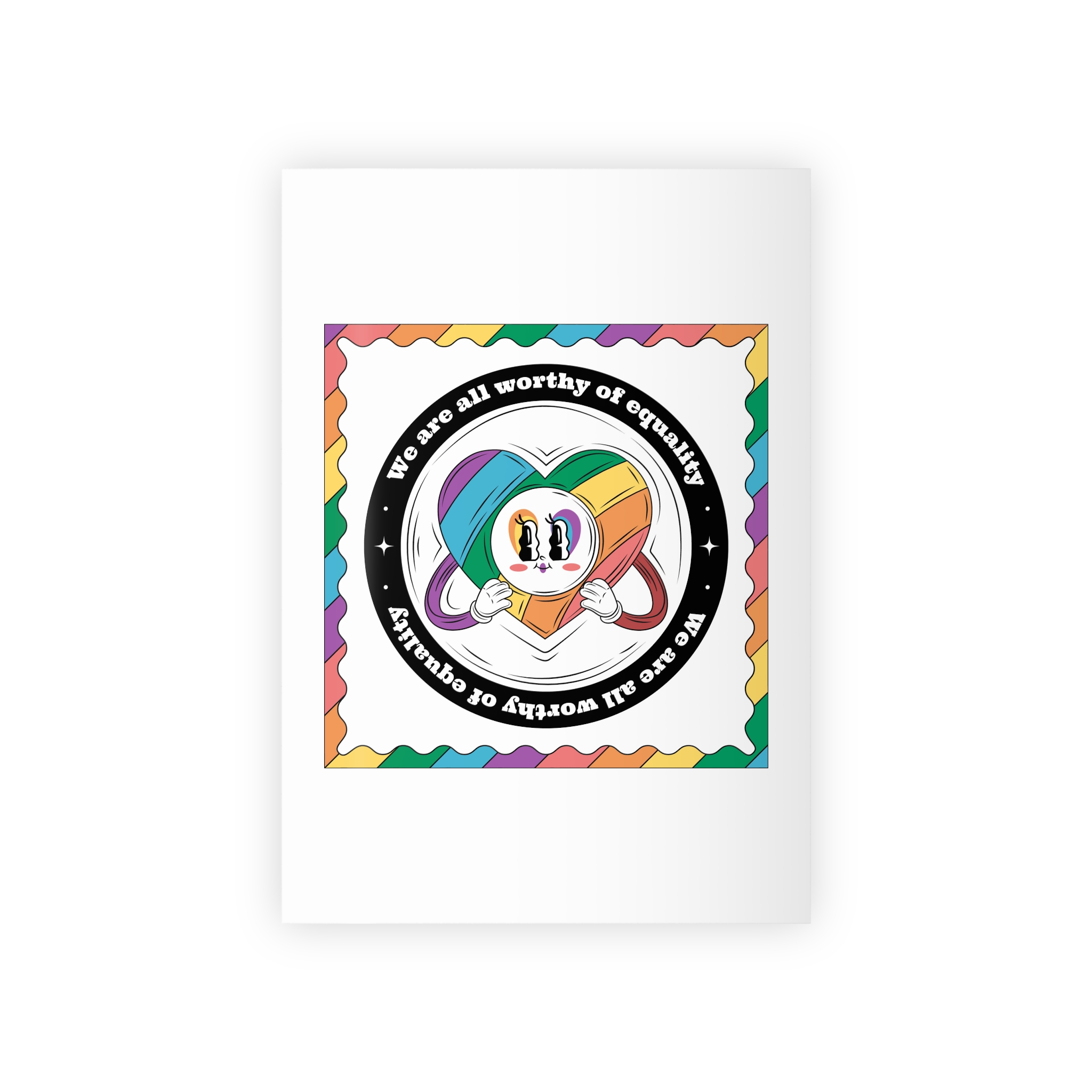 Hand Drawn Illustration Pride Month Celebration(3) Gift Wrapping Paper Rolls 1pc