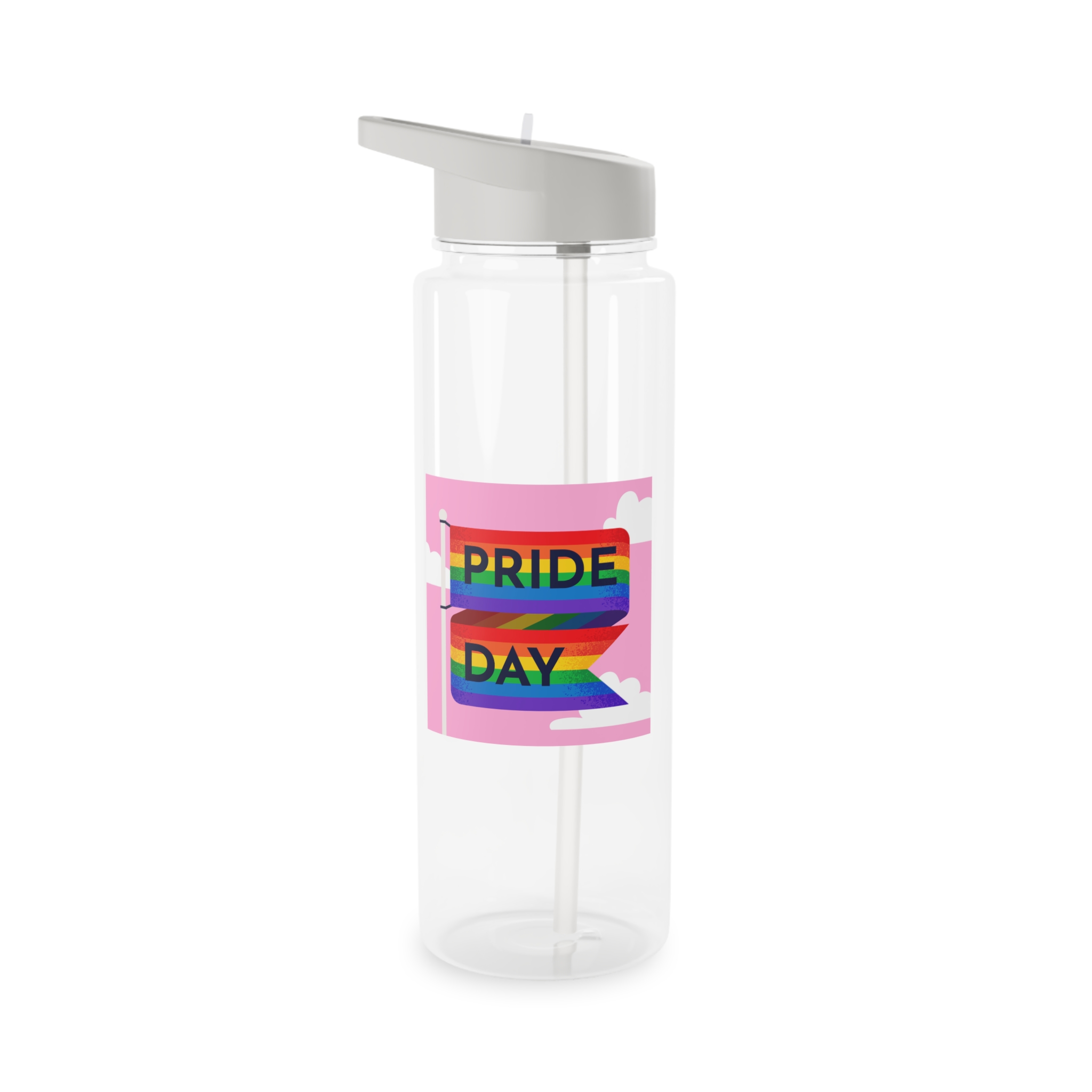 Pride Day Flag Illustration Tritan Water Bottle - Image 5