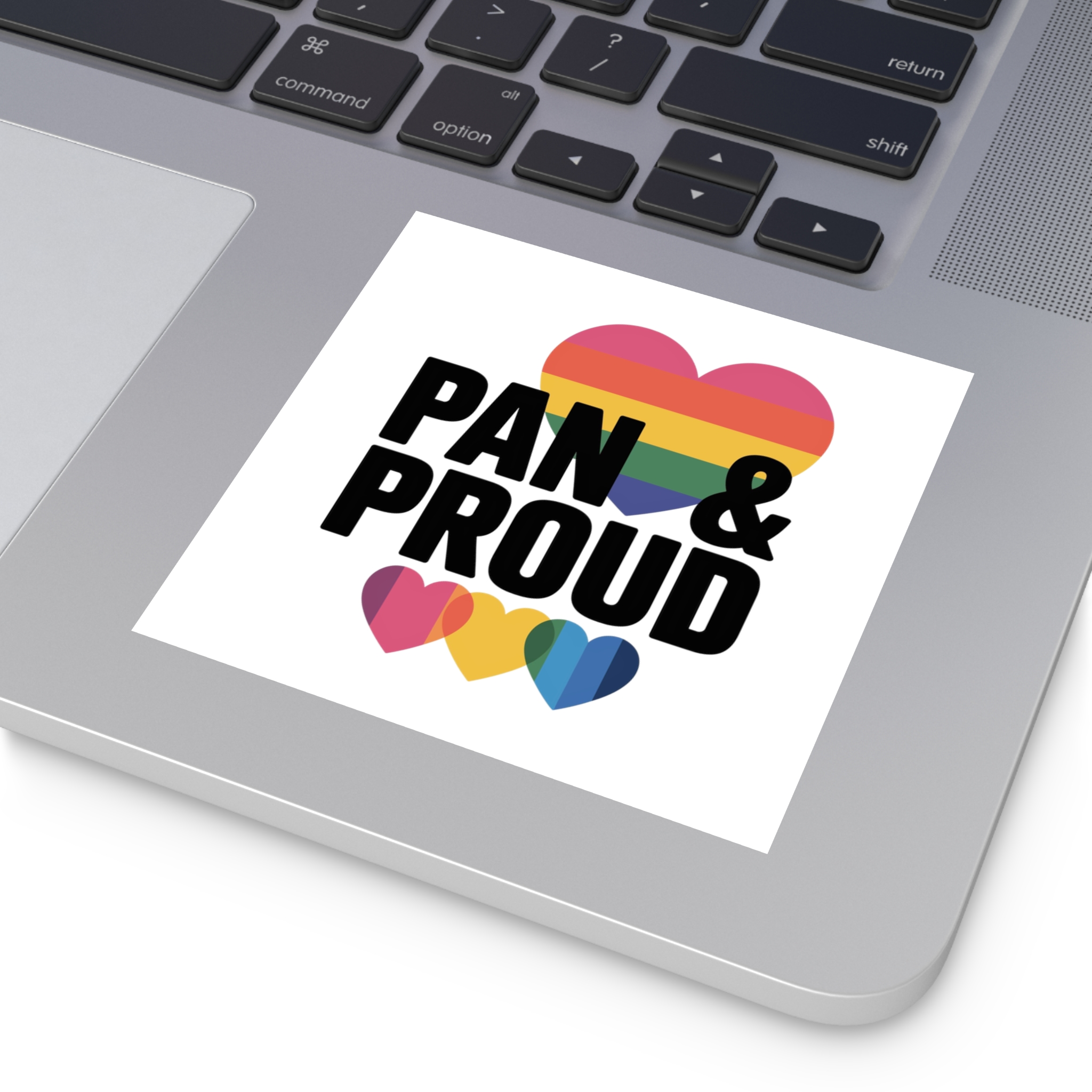Pan Proud T Shirt Design Isolated White Background 2 Laminate Stickers Square - Image 27
