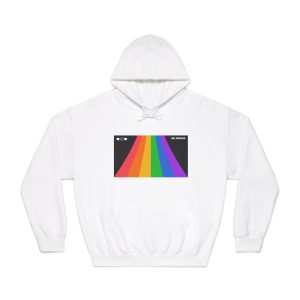 Modern Colorful Pride Zoom Background Unisex Dryblend Hooded Sweatshirt