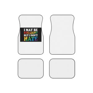 Pride Gay Lgbt Rainbow Tshirt Design(3) Car Mats Set Of 4