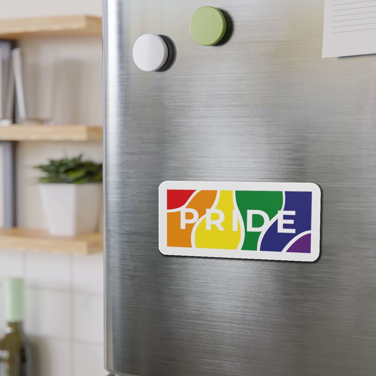 Gay Pride Month Colors Lgbtq Rainbow Background Tolerance Festival Die Cut Magnets - Image 12