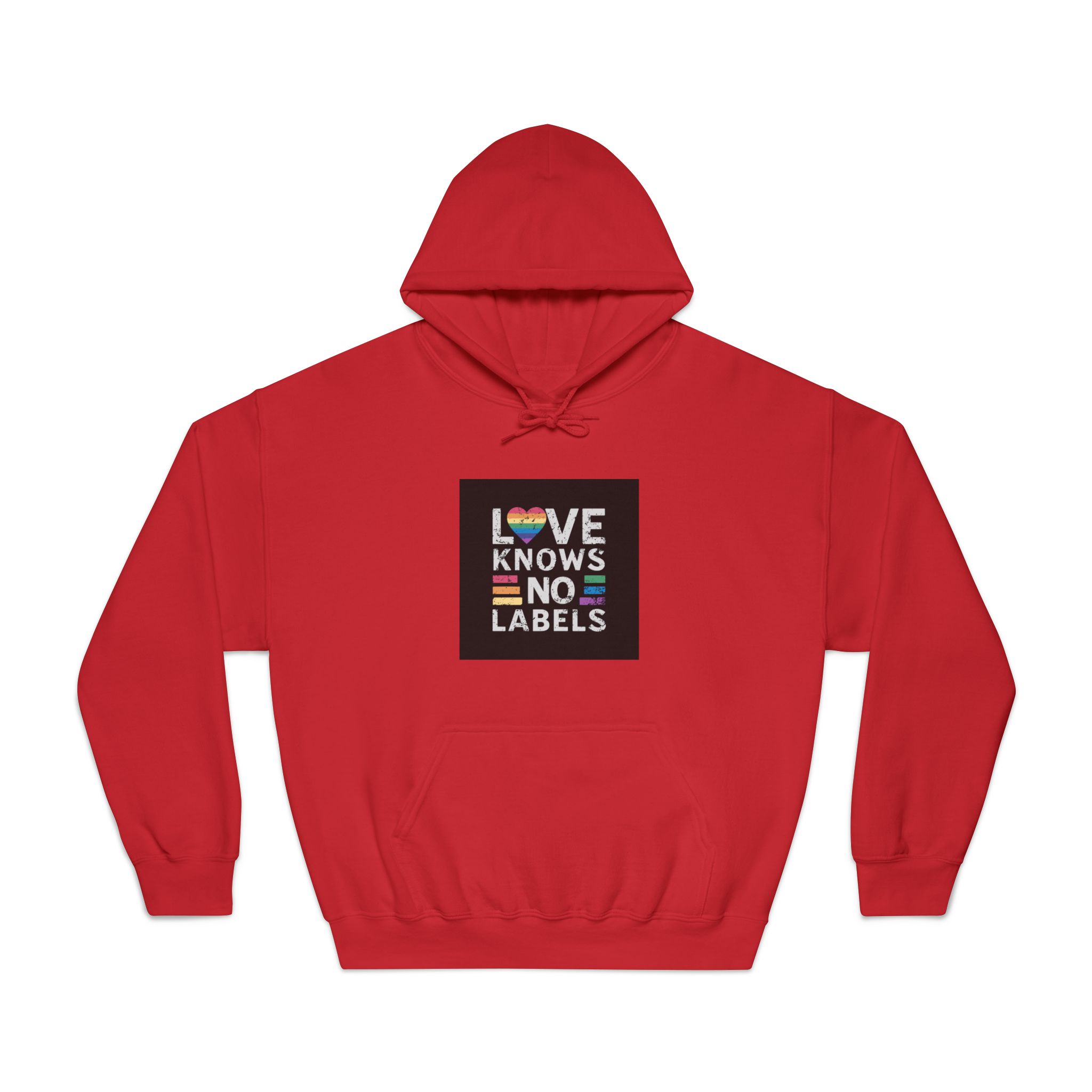 Love Knows No Labels Happy Pride Month Unisex Dryblend Hooded Sweatshirt - Image 33