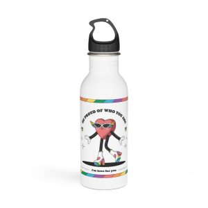 Hand Drawn Illustration Pride Month Celebration(1) Stainless Steel Water Bottle