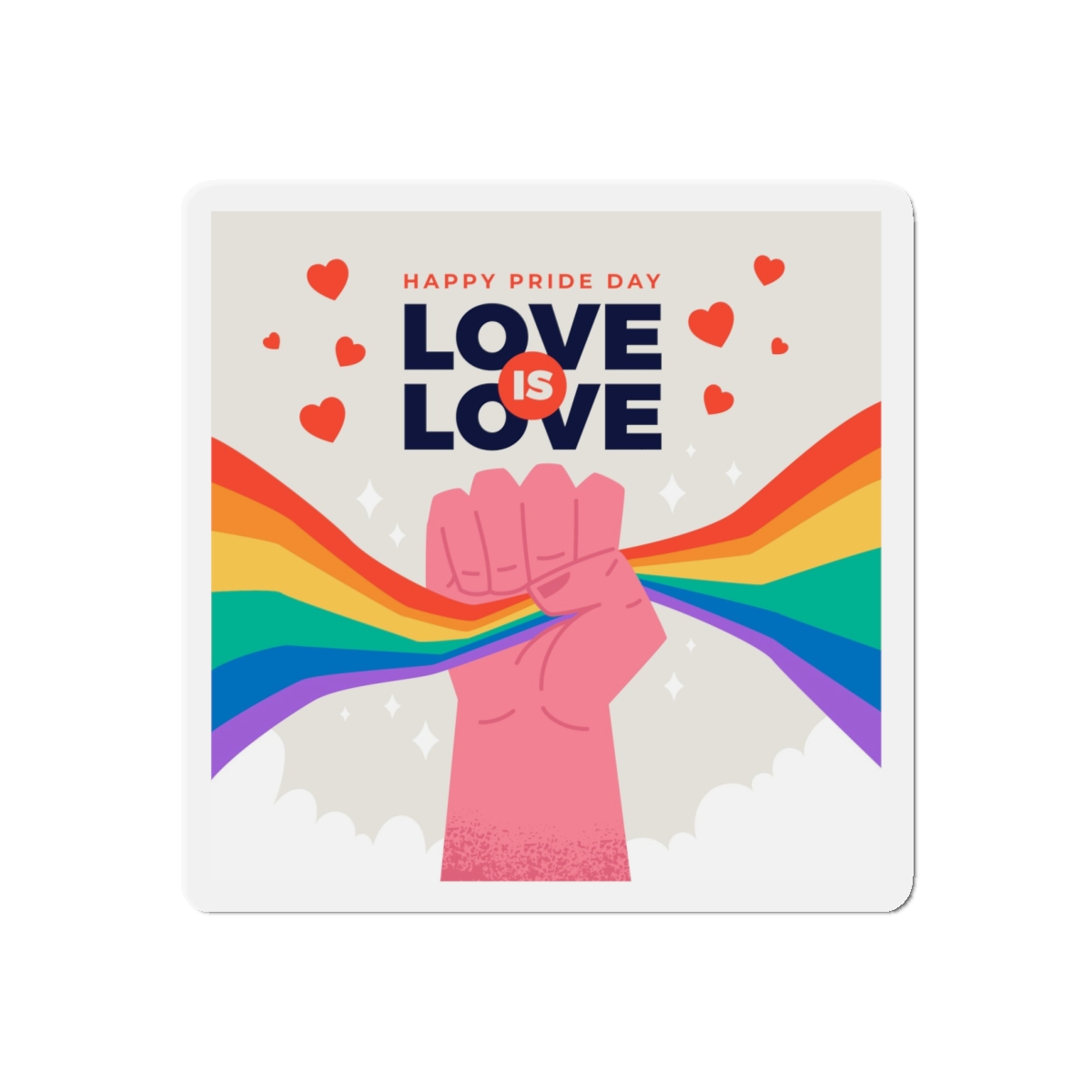 Happy Pride Day Concept Die Cut Magnets - Image 7