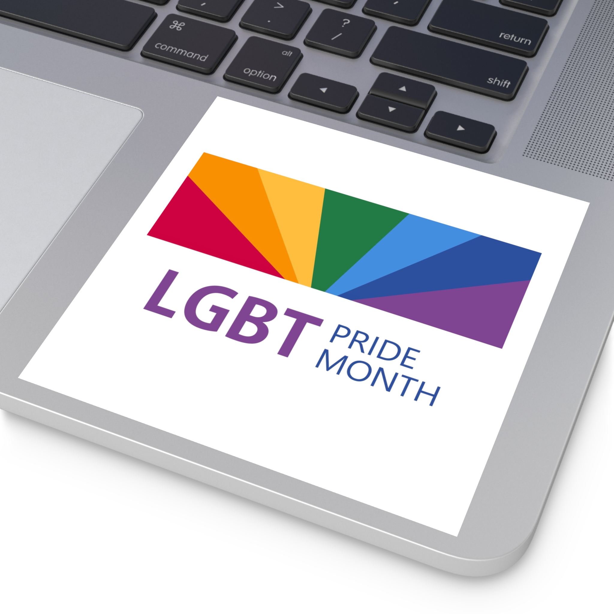 Pride Month Lgbt Horizontal Banner Template Gay Parade Annual Summer Event Laminate Stickers Square - Image 35