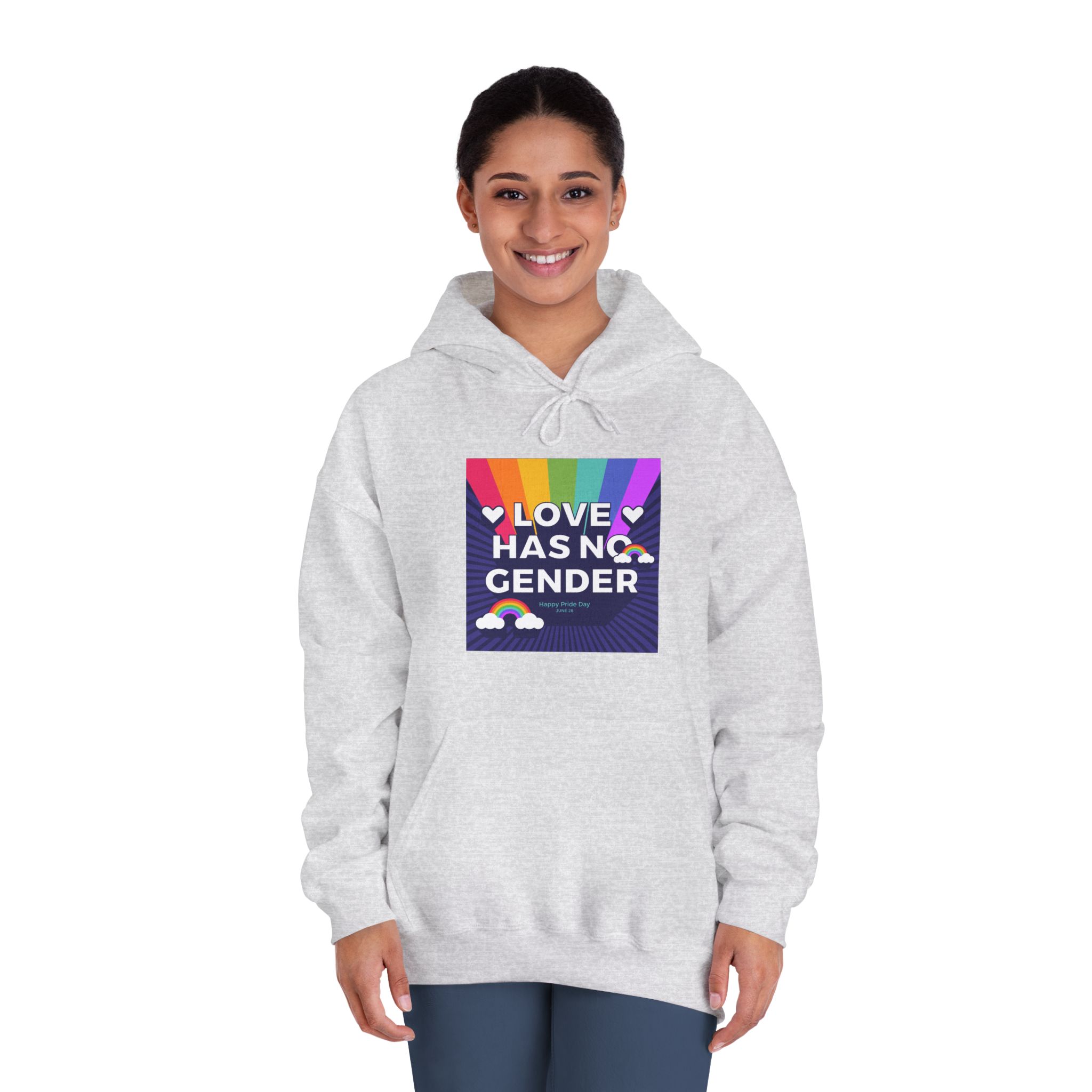 Pride Day Concept(3) Unisex Dryblend Hooded Sweatshirt - Image 8