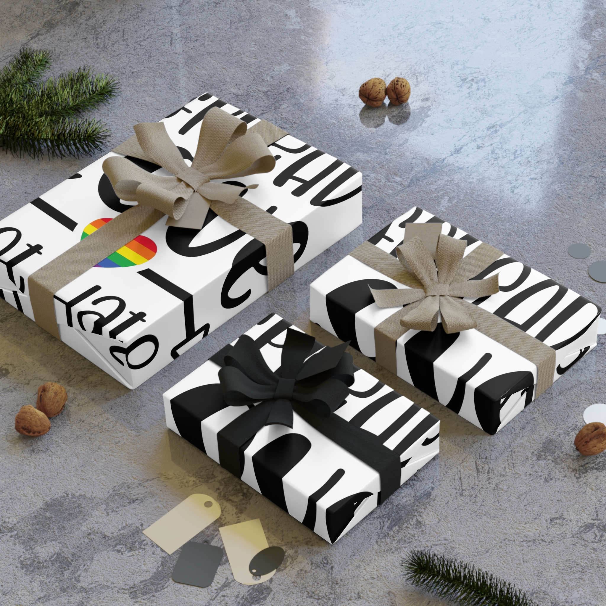 Gay Pride Svg Design(1) Gift Wrapping Paper Rolls 1pc - Image 4