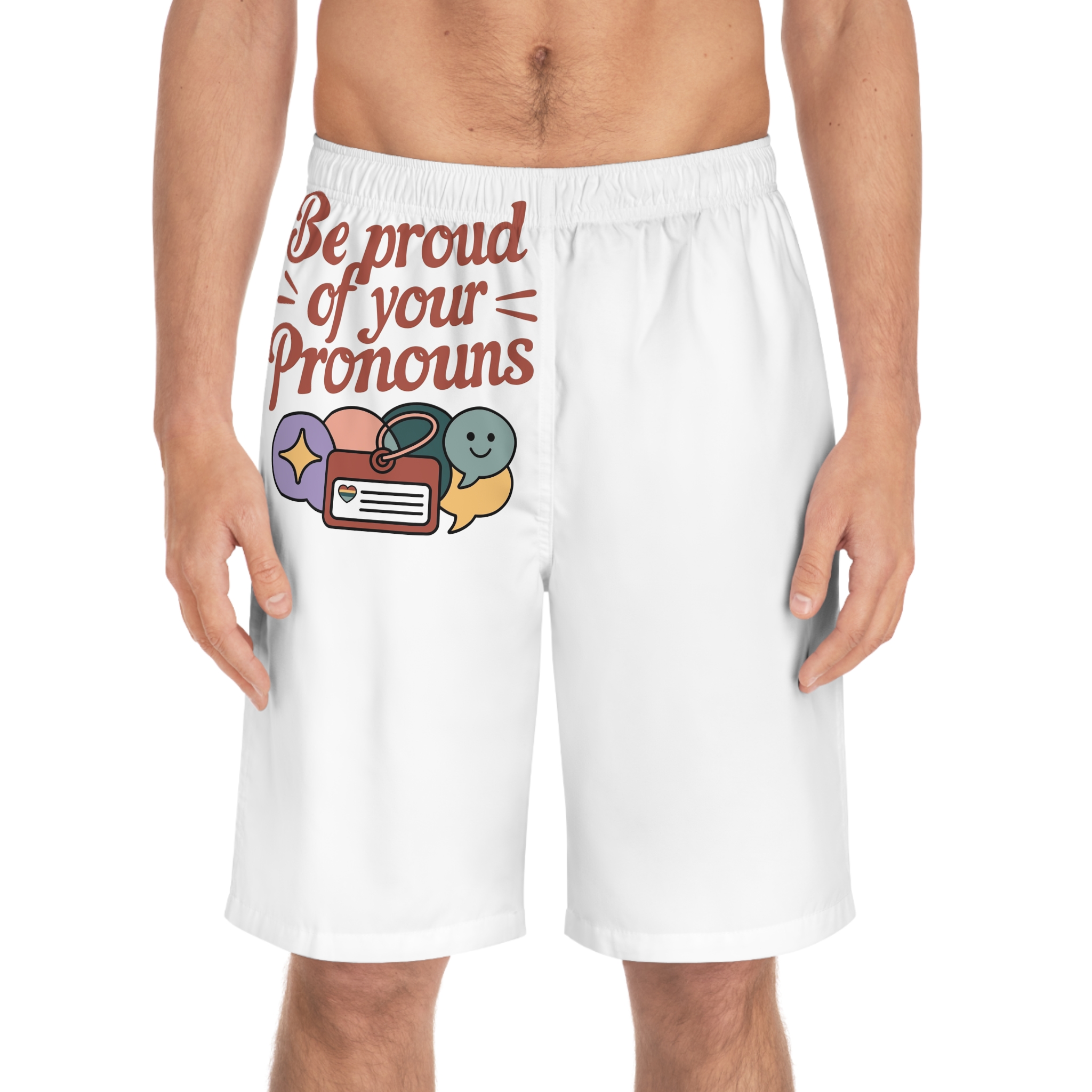 Be Gay Crime T Shirt Design Isolated White Background3 Mens Board Shorts Aop - Image 3