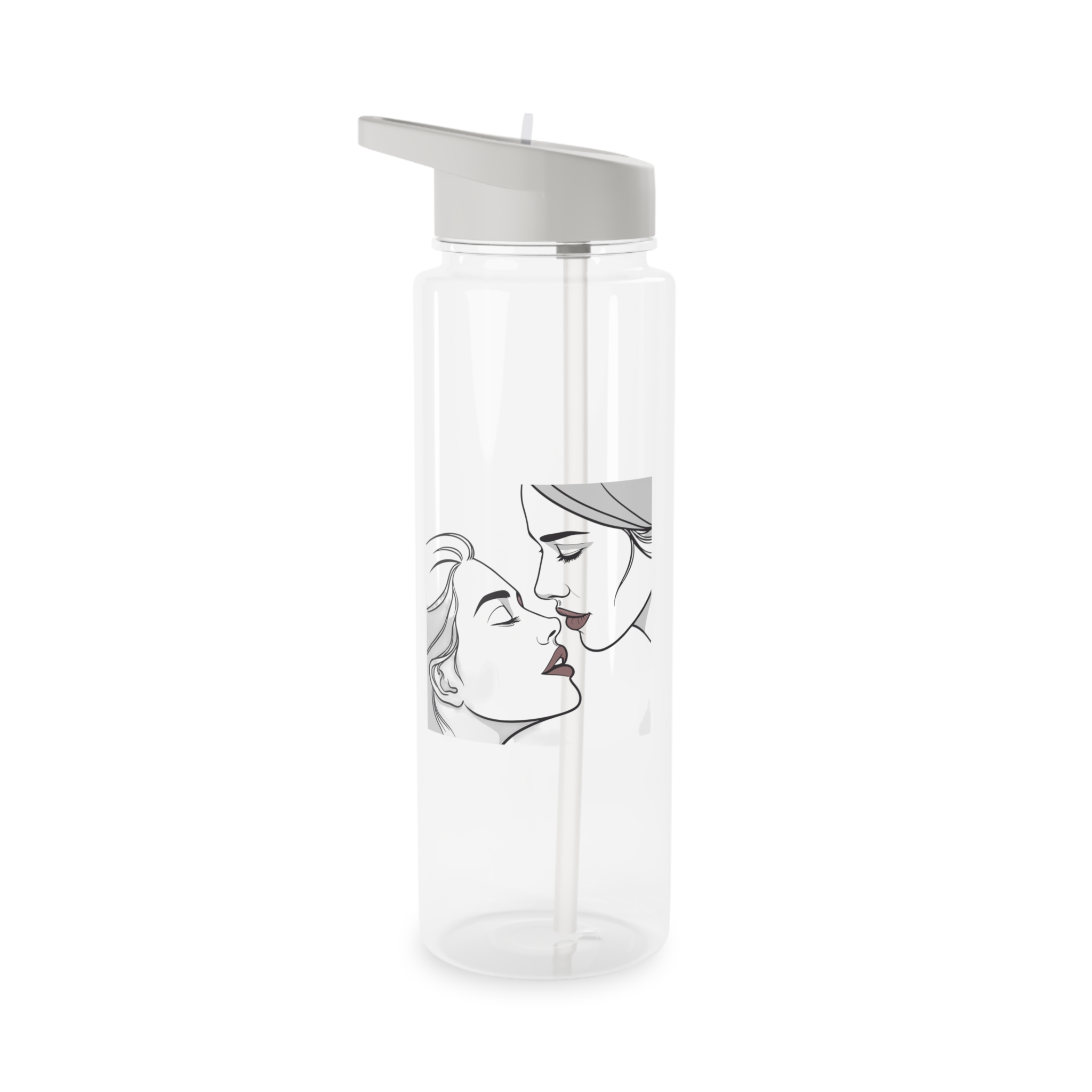 Perfect Lip Set Open Close Smooches Tritan Water Bottle - Image 5