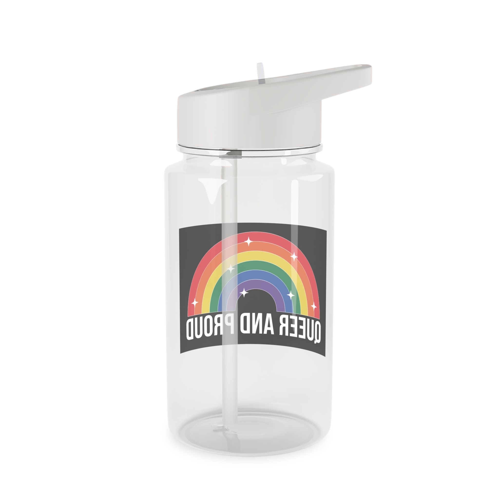Pride Lgbtq Gay Typography Vector Tshirt Design(3) Tritan Water Bottle - Image 2