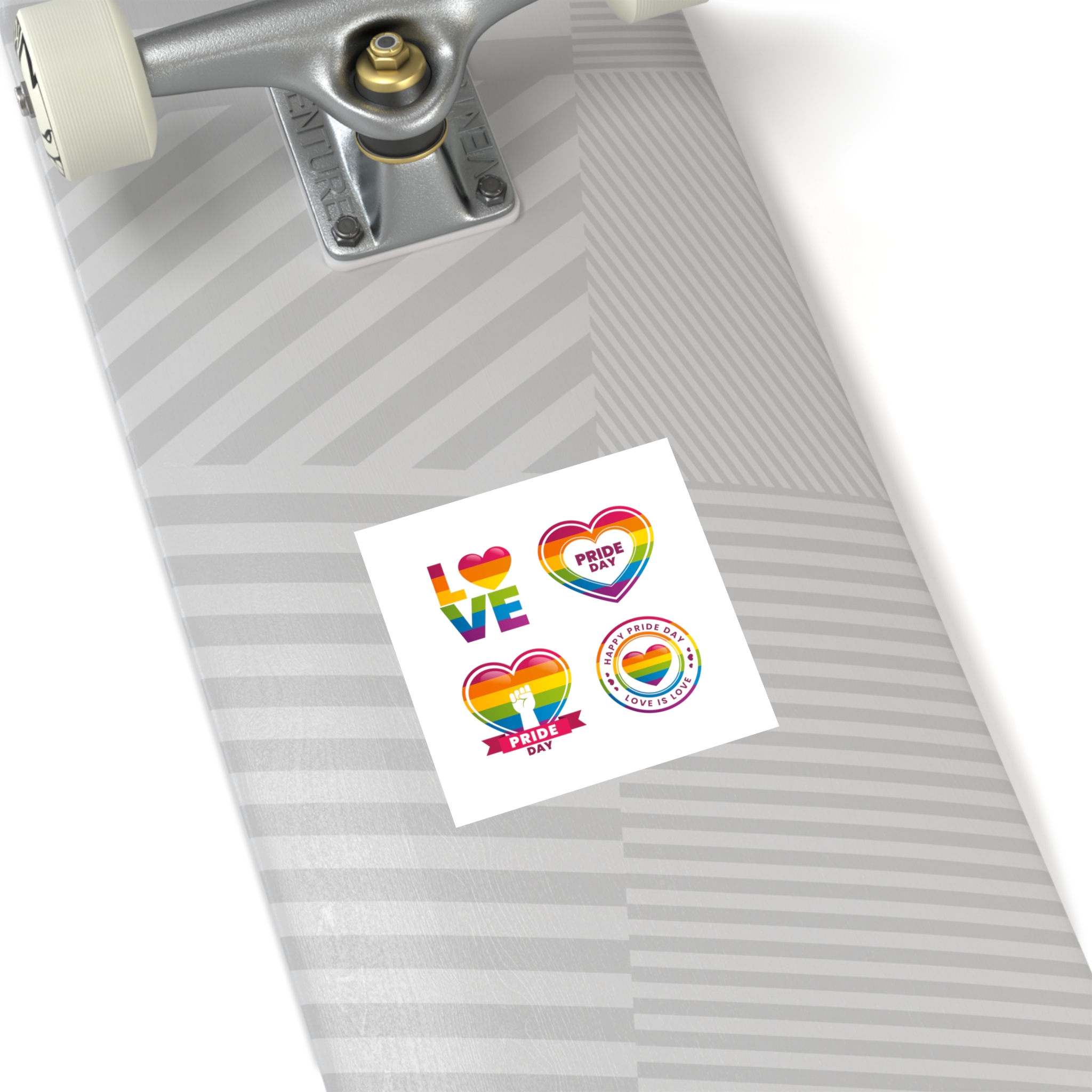 Label Collection With Pride Day Laminate Stickers Square - Image 20