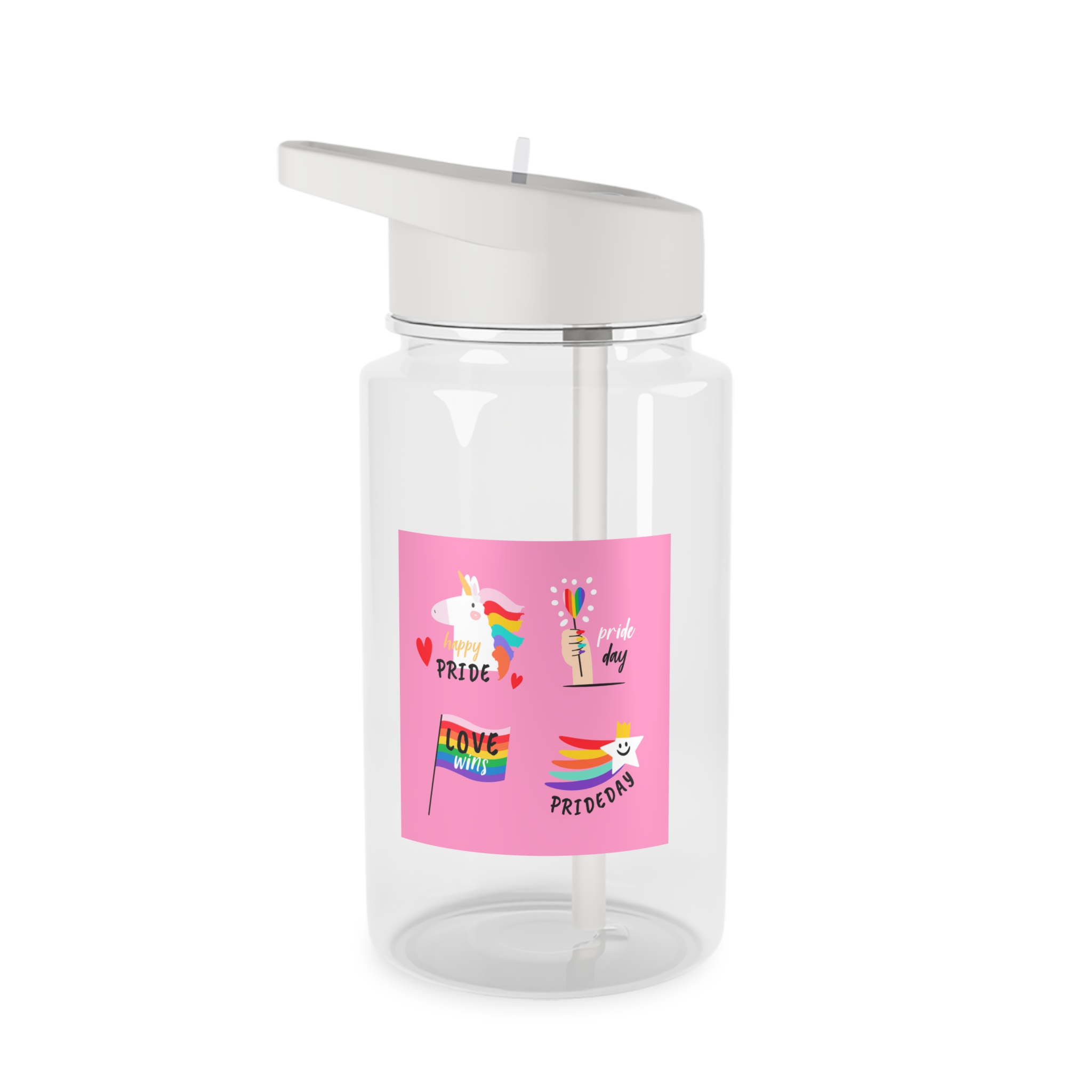 Pride Day Label Collection Theme Tritan Water Bottle