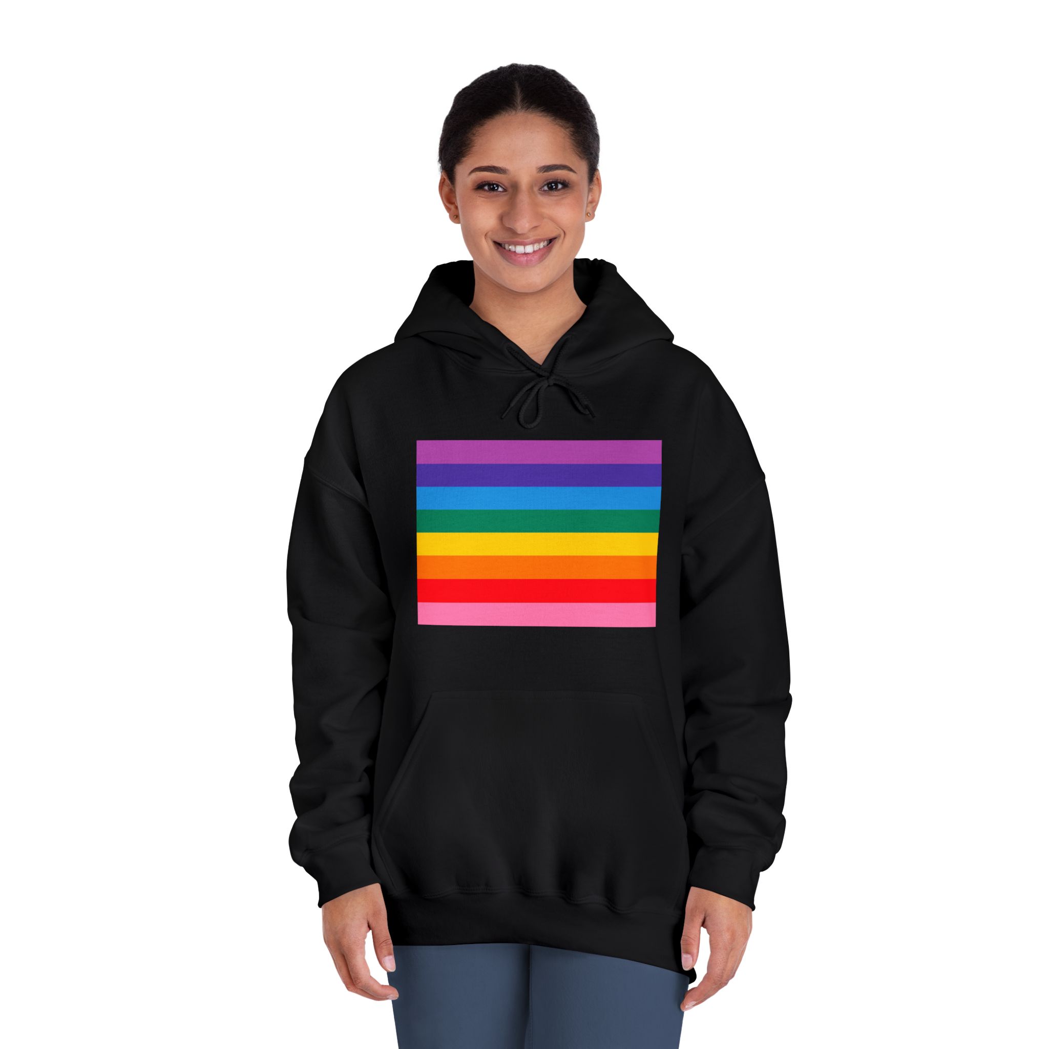 Pride Love Freedom Lgbtq Lgbt Heart Rainbow Love Wins Gay Lesbian Trans Homo Homosexual Colors Flag Diversity Parade Unisex Dryblend Hooded Sweatshirt - Image 12