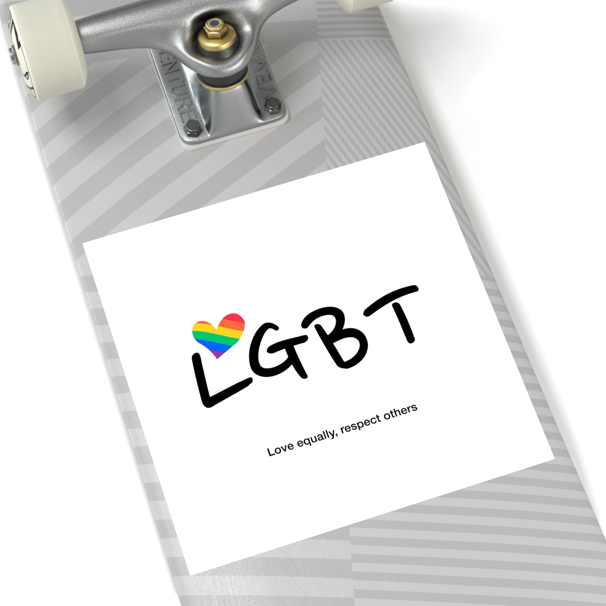 Love Letter Pride Rainbow Lettering Text Writing Pattern Freedom Love Heart Homo Colors Flag Parade(3) Laminate Stickers Square - Image 60