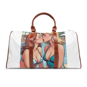 Lesbian Pride Design 4C84D6 Waterproof Travel Bag