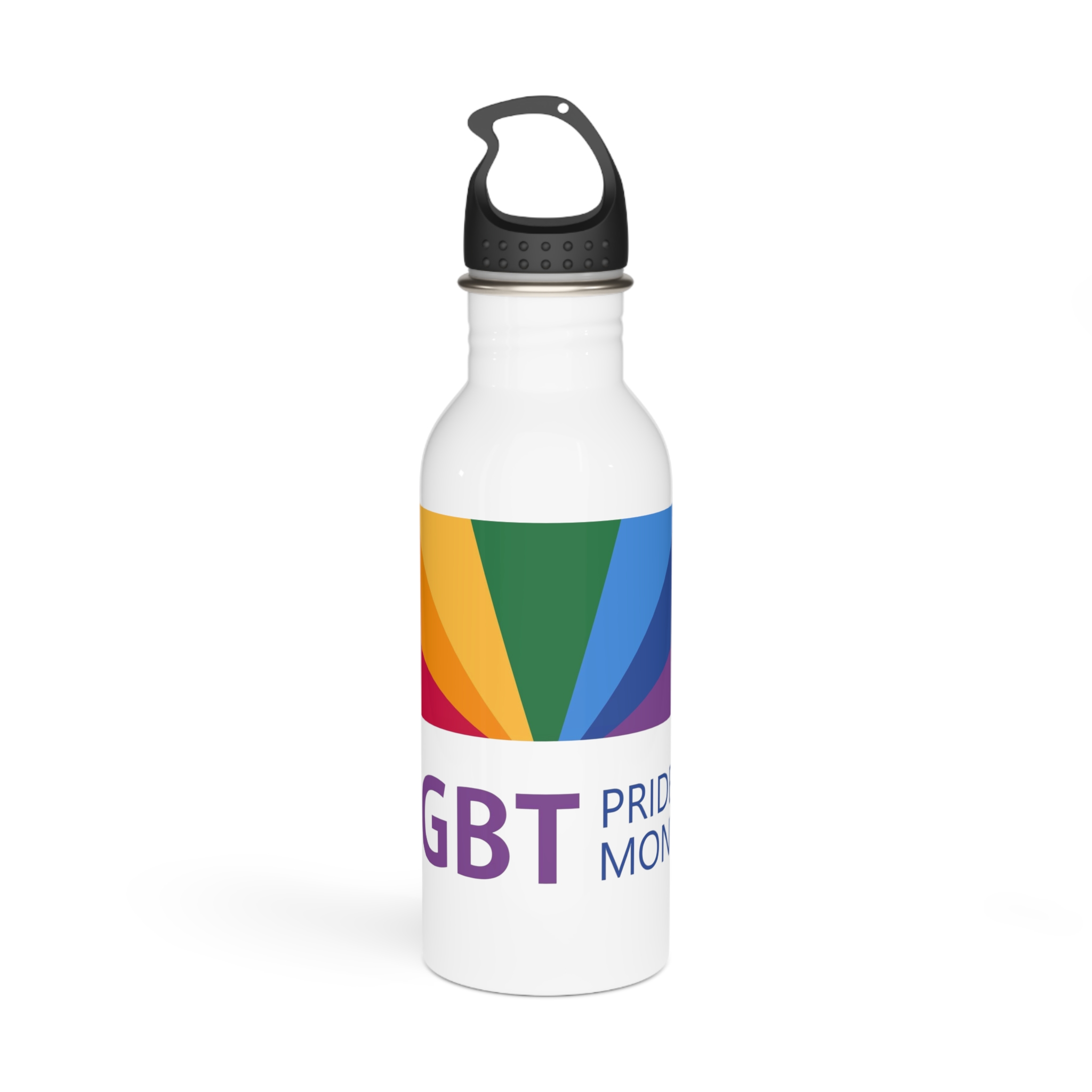 Pride Month Lgbt Horizontal Banner Template Gay Parade Annual Summer Event Stainless Steel Water Bottle