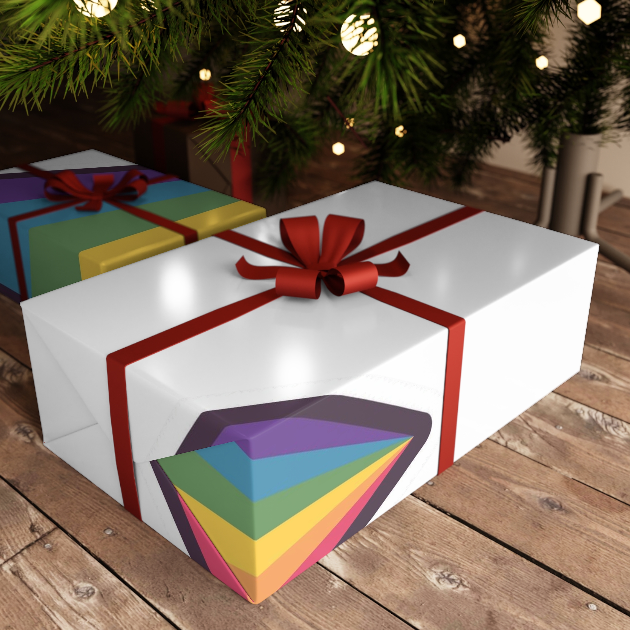 Pride With Rainbow1 Gift Wrapping Paper Sheets 1pc - Image 6