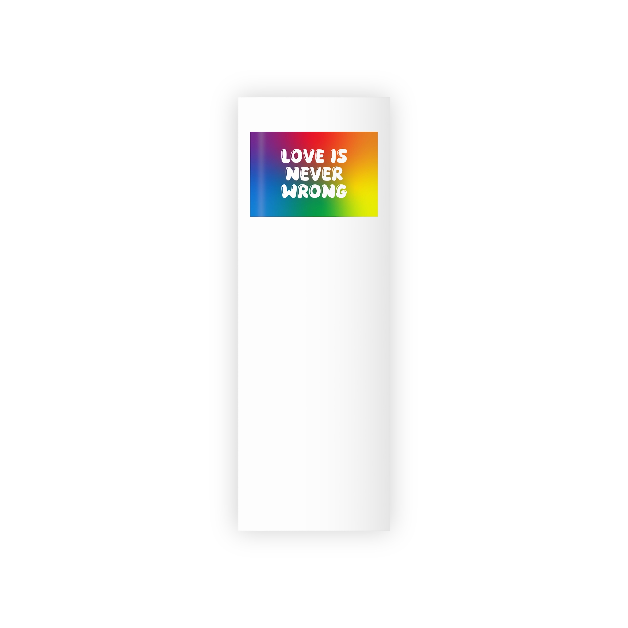 Horizontal Pride Month Vector Background Rainbow Colors Quote Typography Poster Banner Gift Wrapping Paper Rolls 1pc - Image 5