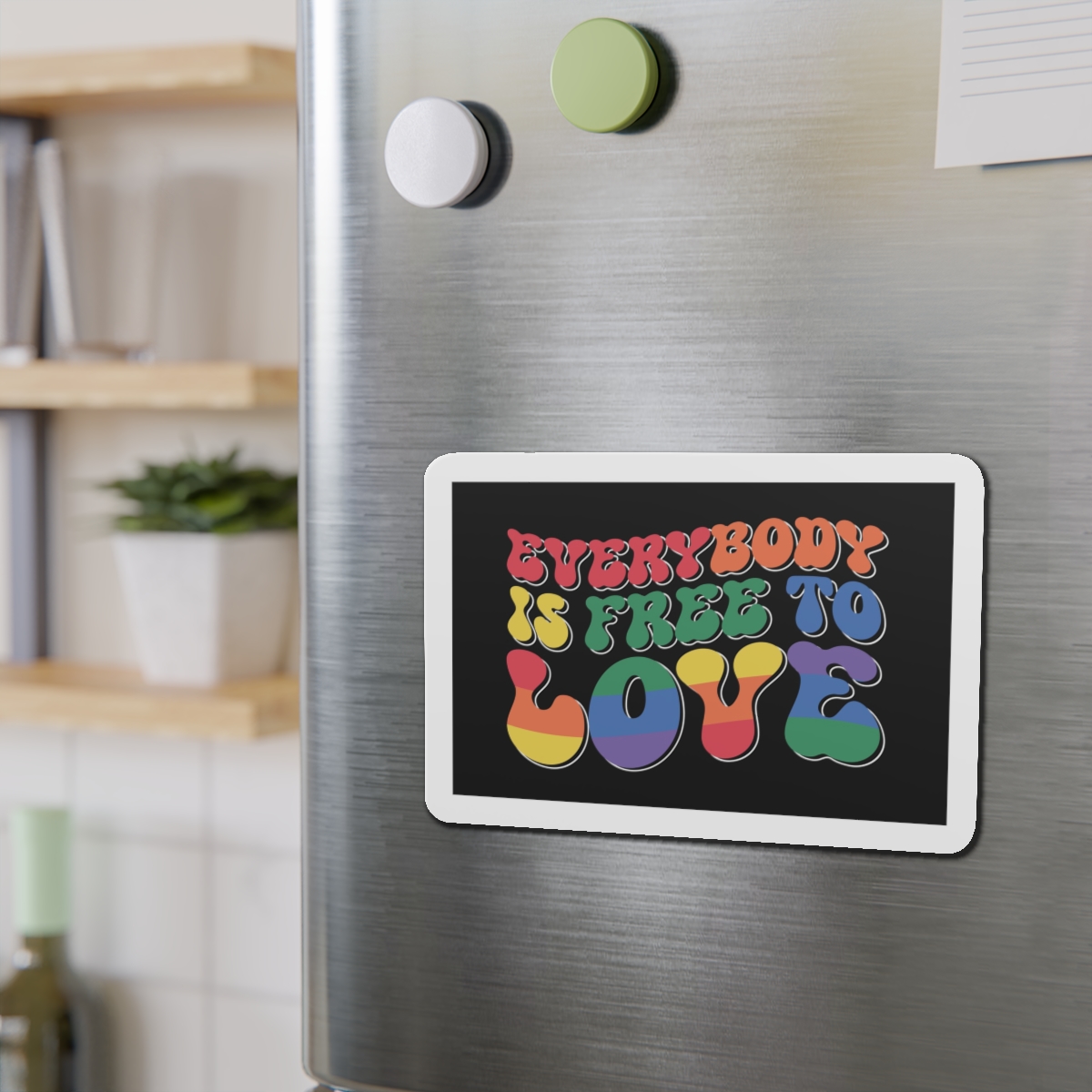 Pride Lgbt Gay Retro Tshirt Design Die Cut Magnets - Image 15
