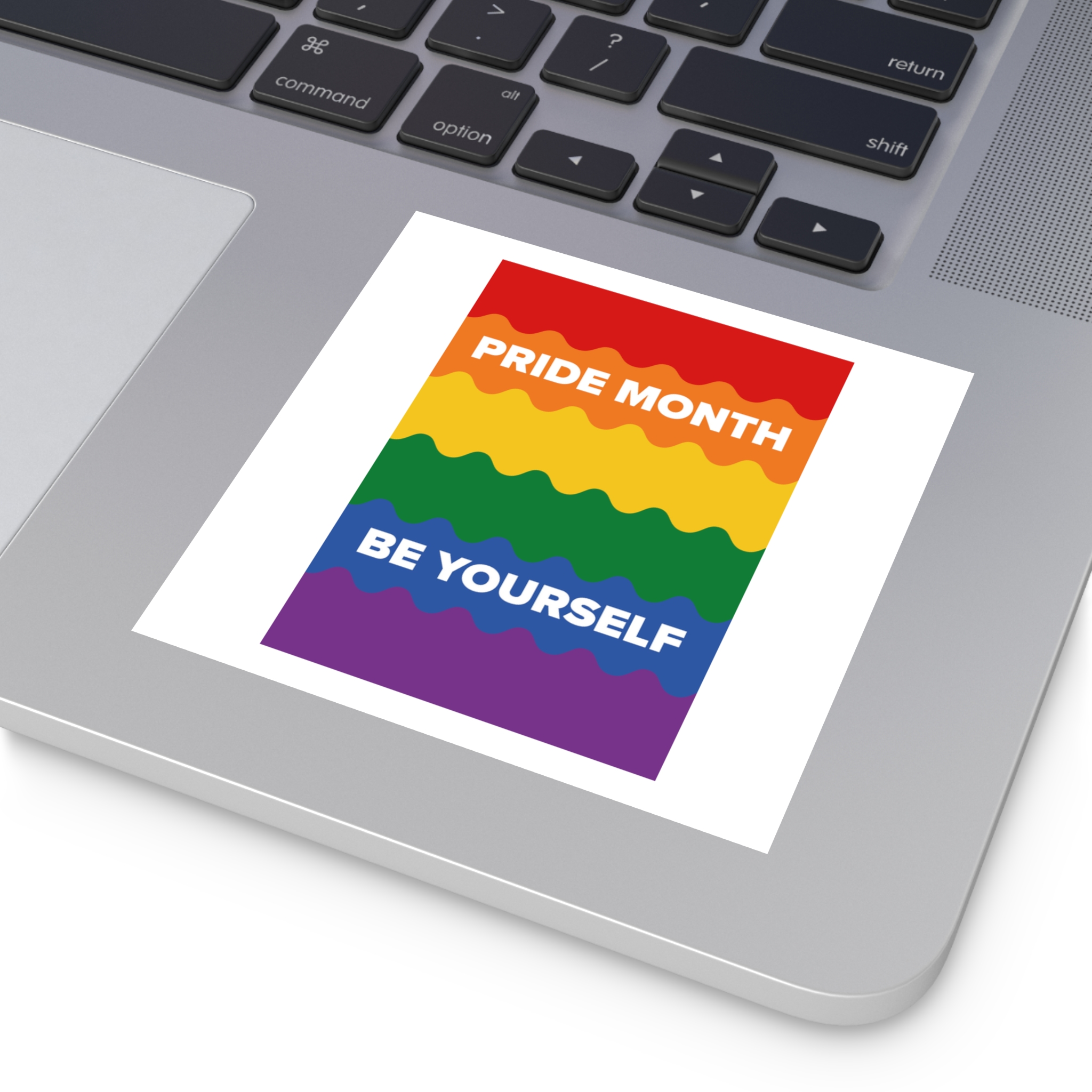 Lgbt Pride Month June Lesbian Gay Bisexual Transgender Lgbtq Flag Rainbow Vector Laminate Stickers Square - Image 19