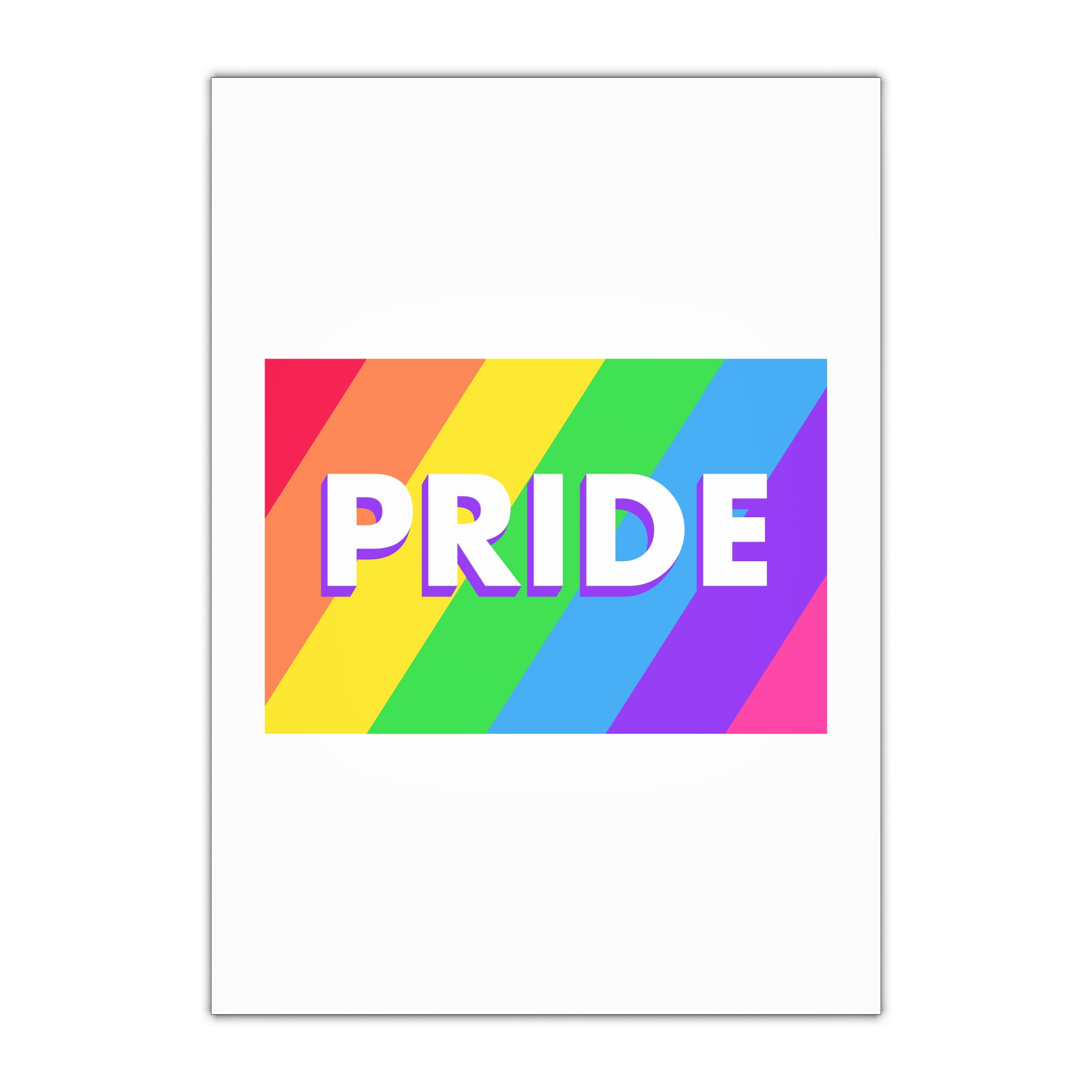 Pride Background 3 Gift Wrapping Paper Sheets 1pc