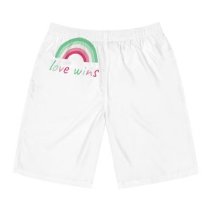 Colorful Rainbow Shape Abrosexual Pride Flag Happy Pride Day Lgbtqia Community Pride Month Vector Hand Drawn Doodle Posters Stickers Logo Cards Mens Board Shorts Aop
