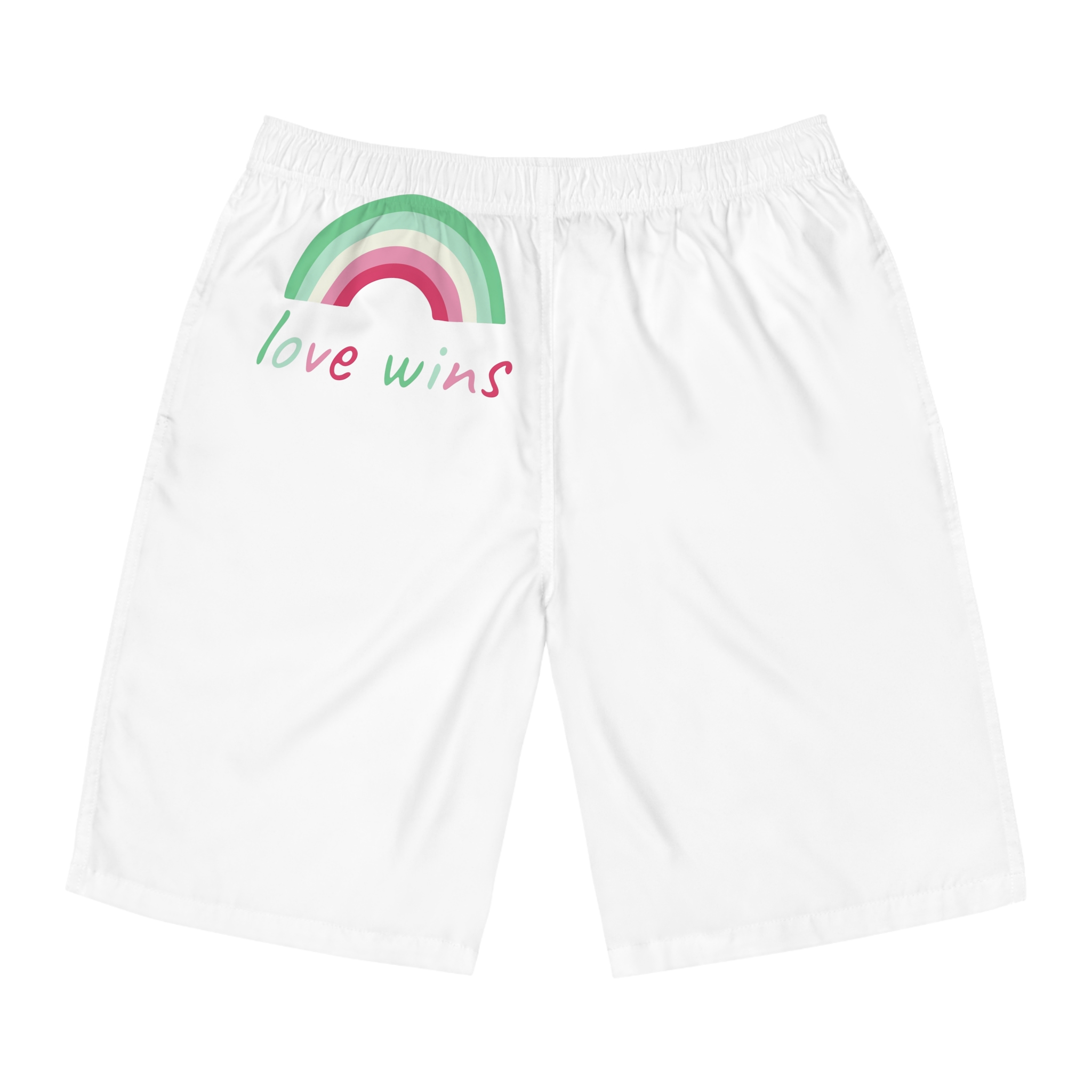 Colorful Rainbow Shape Abrosexual Pride Flag Happy Pride Day Lgbtqia Community Pride Month Vector Hand Drawn Doodle Posters Stickers Logo Cards Mens Board Shorts Aop