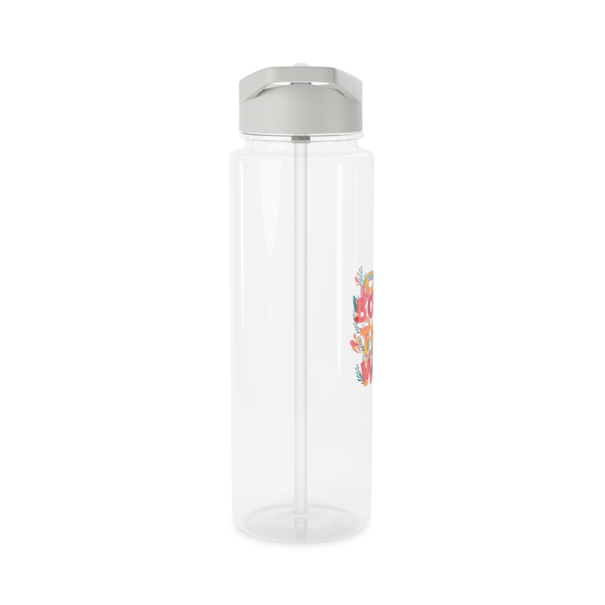Pride Day Positive Lettering Design Tritan Water Bottle - Image 8