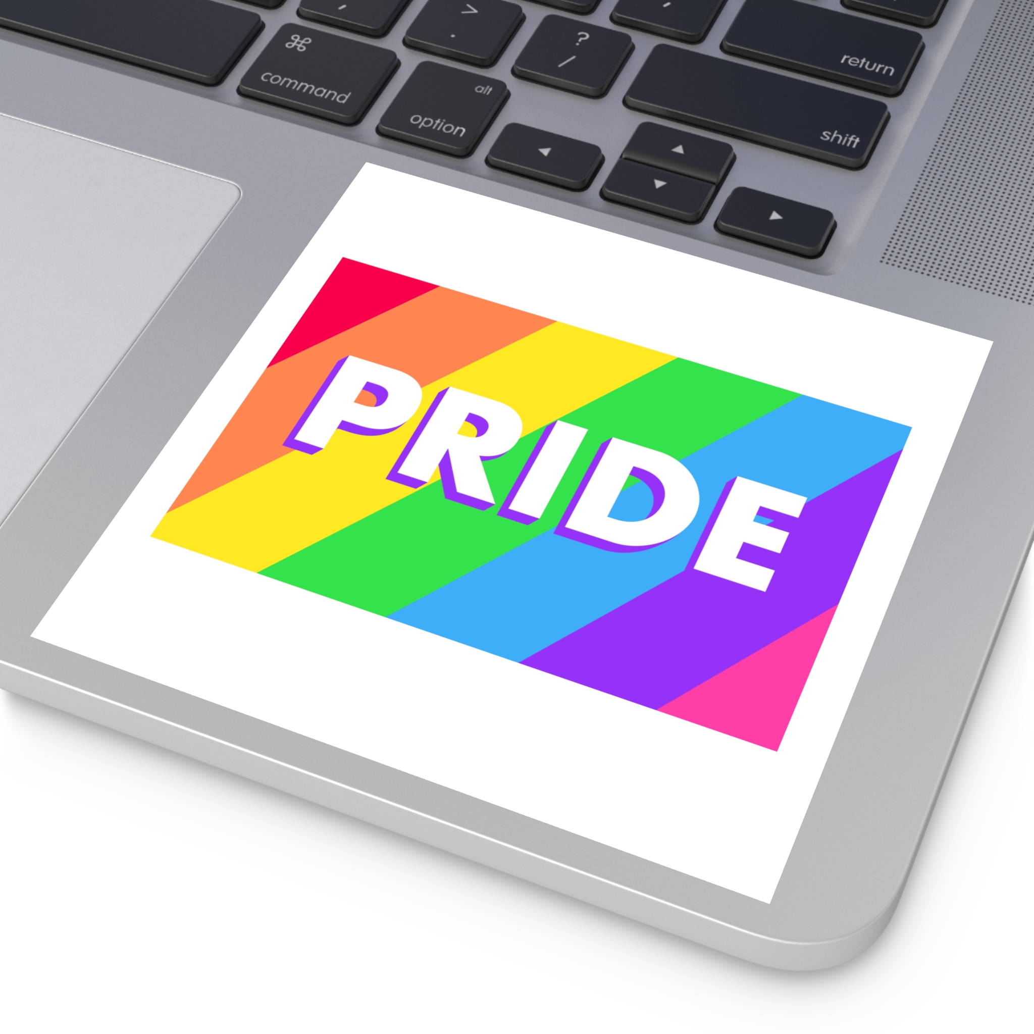 Pride Background 3 Laminate Stickers Square - Image 35