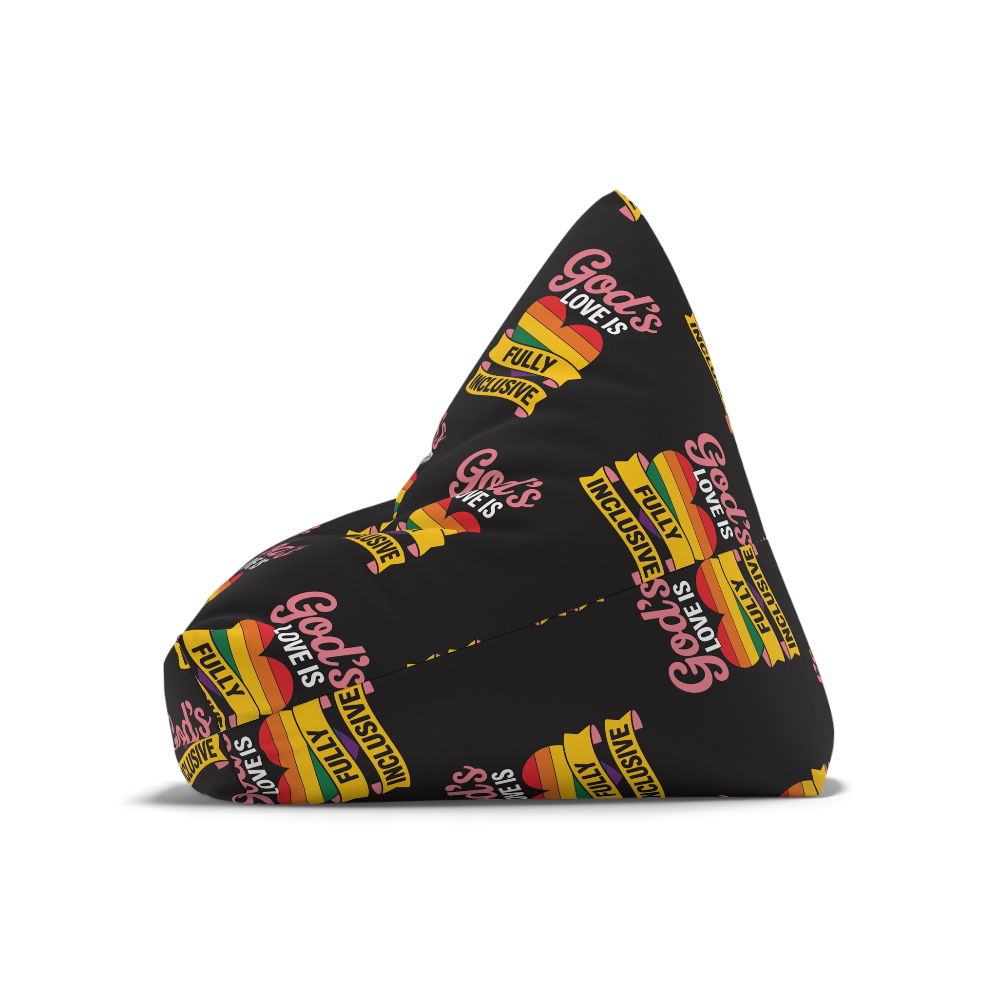 Lesbian Pride Design 050E93 Bean Bag Chair Cover - Image 8