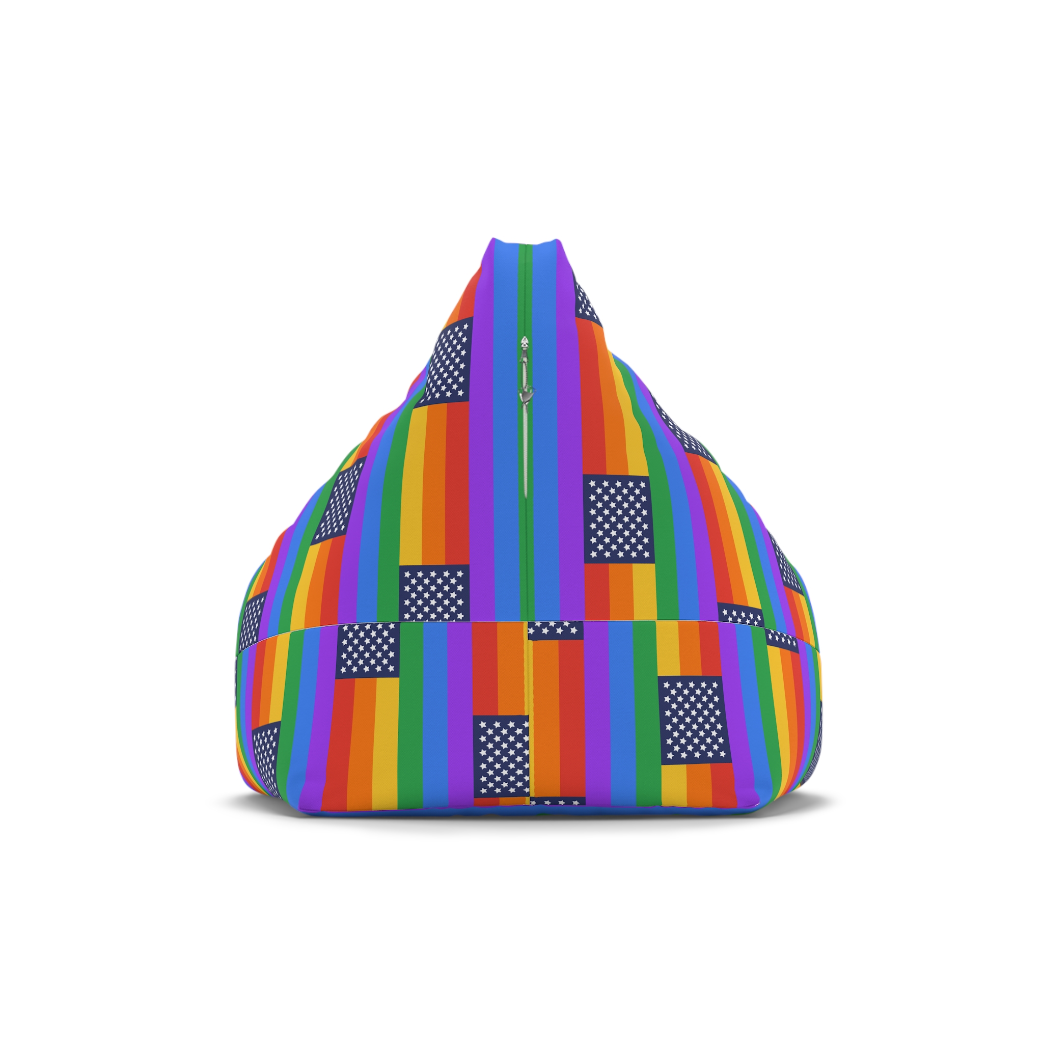Lgbt Pride Month June Lesbian Gay Bisexual Transgender Lgbtq Flag Rainbow Vector (1) Bean Bag Chair Cover - Image 2