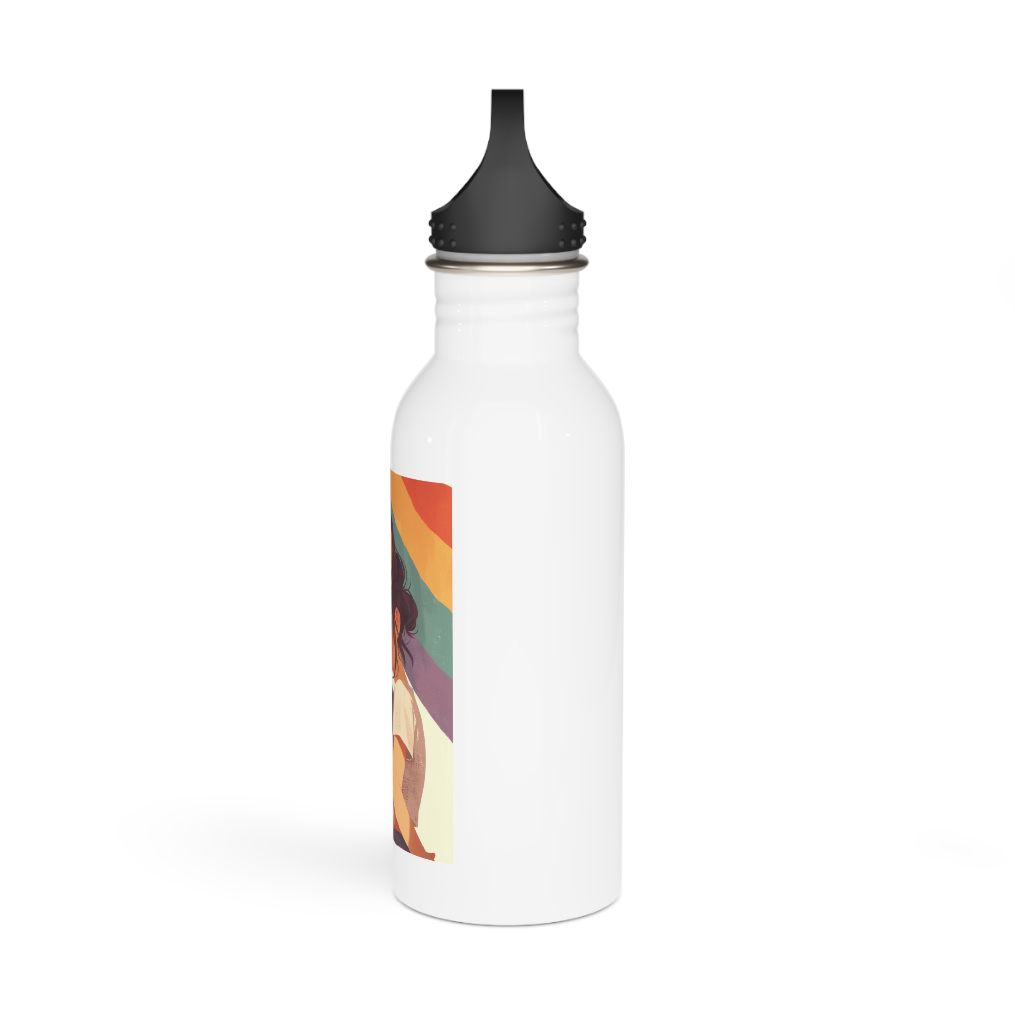 Lesbian Pride Design 58918A Stainless Steel Water Bottle - Image 4