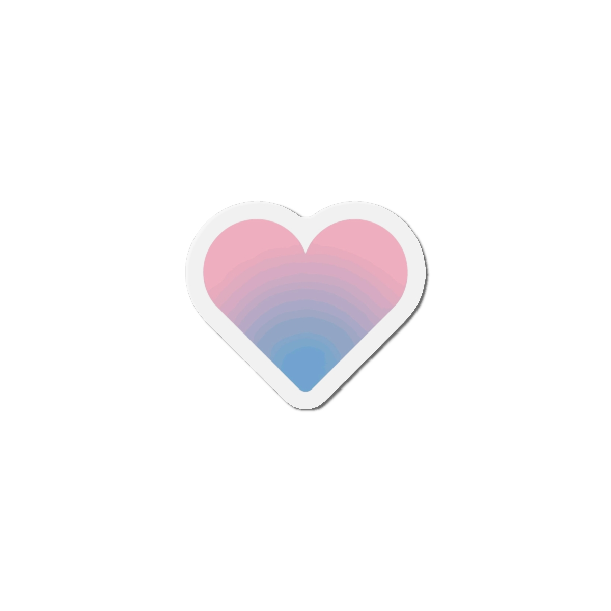 Gradient Heart Symbol Love Affection Die Cut Magnets - Image 10