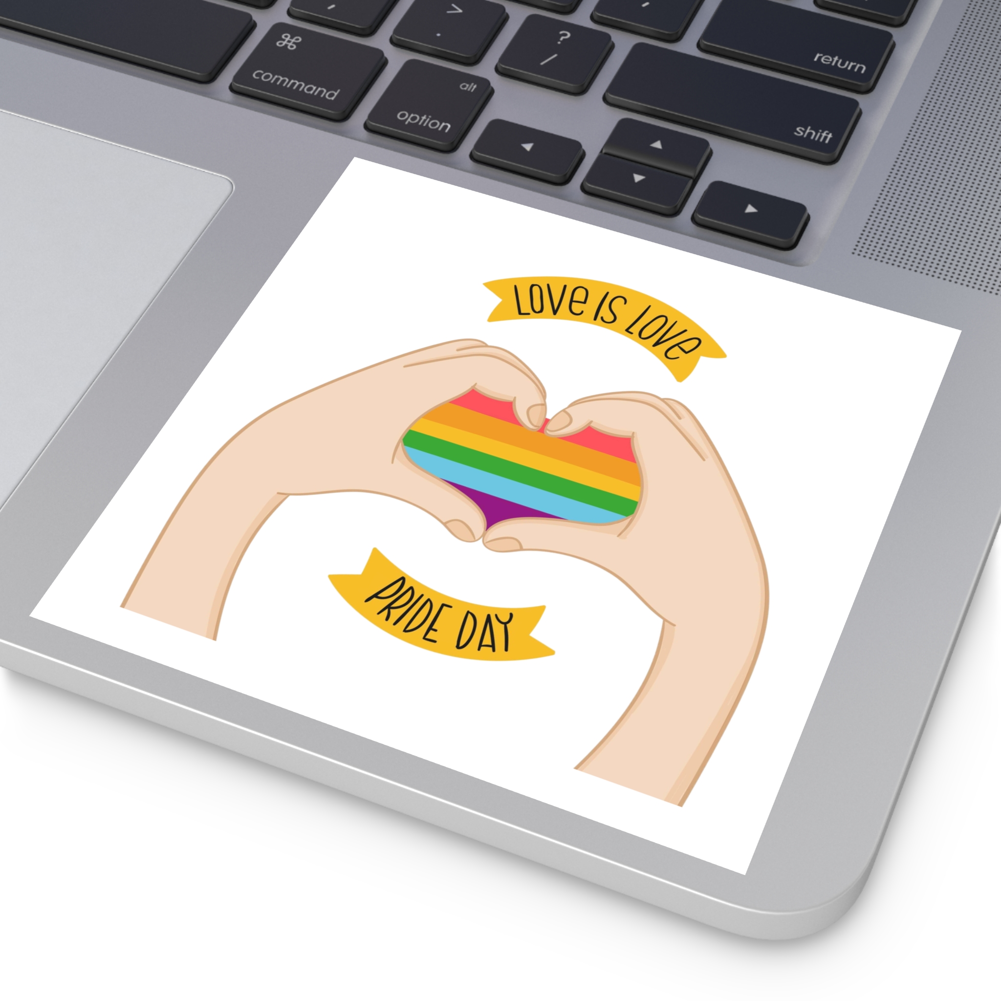 Pride Day Concept(1) Laminate Stickers Square - Image 39
