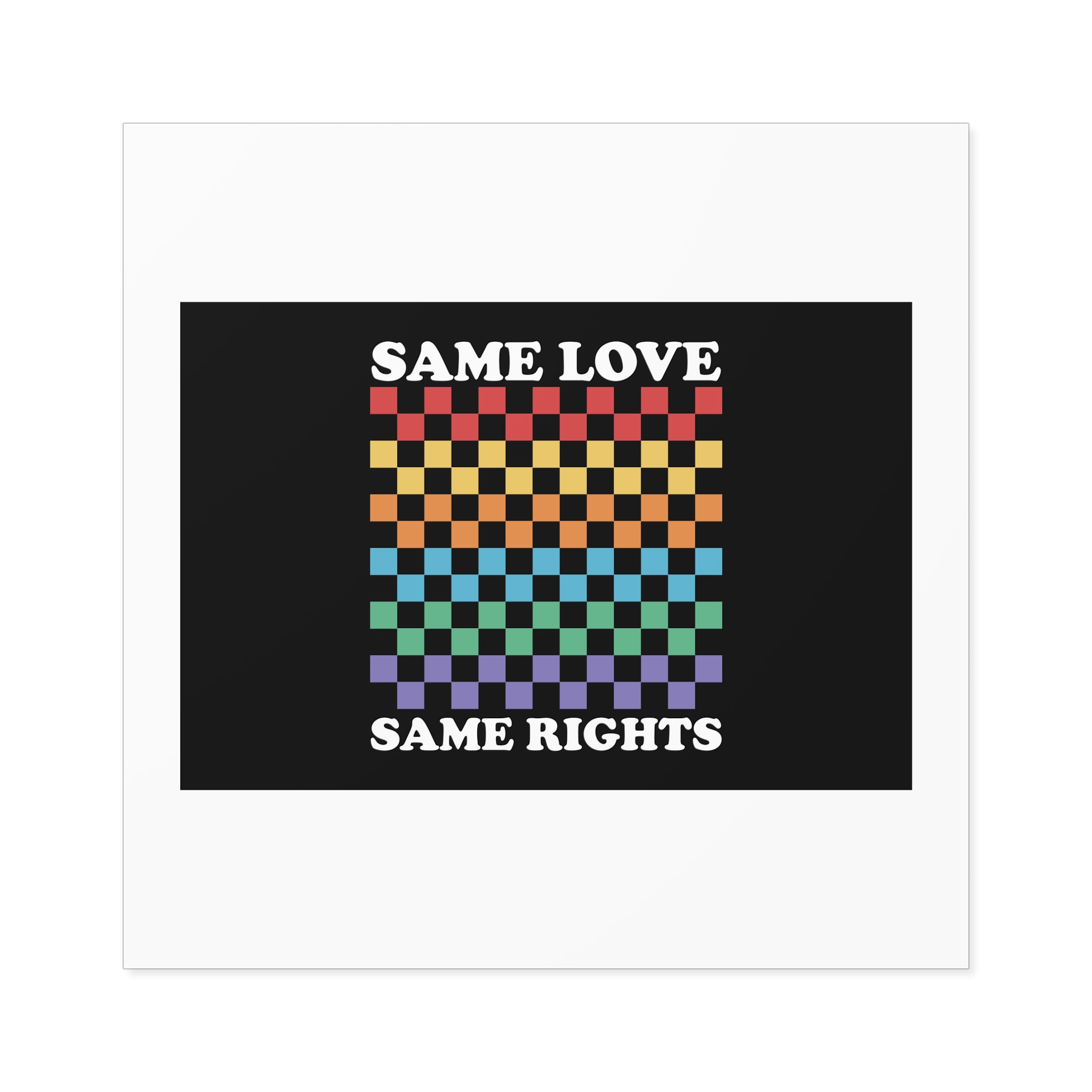 Pride Lgbt Gay Typography T Shirt Design Laminate Stickers Square - Image 49