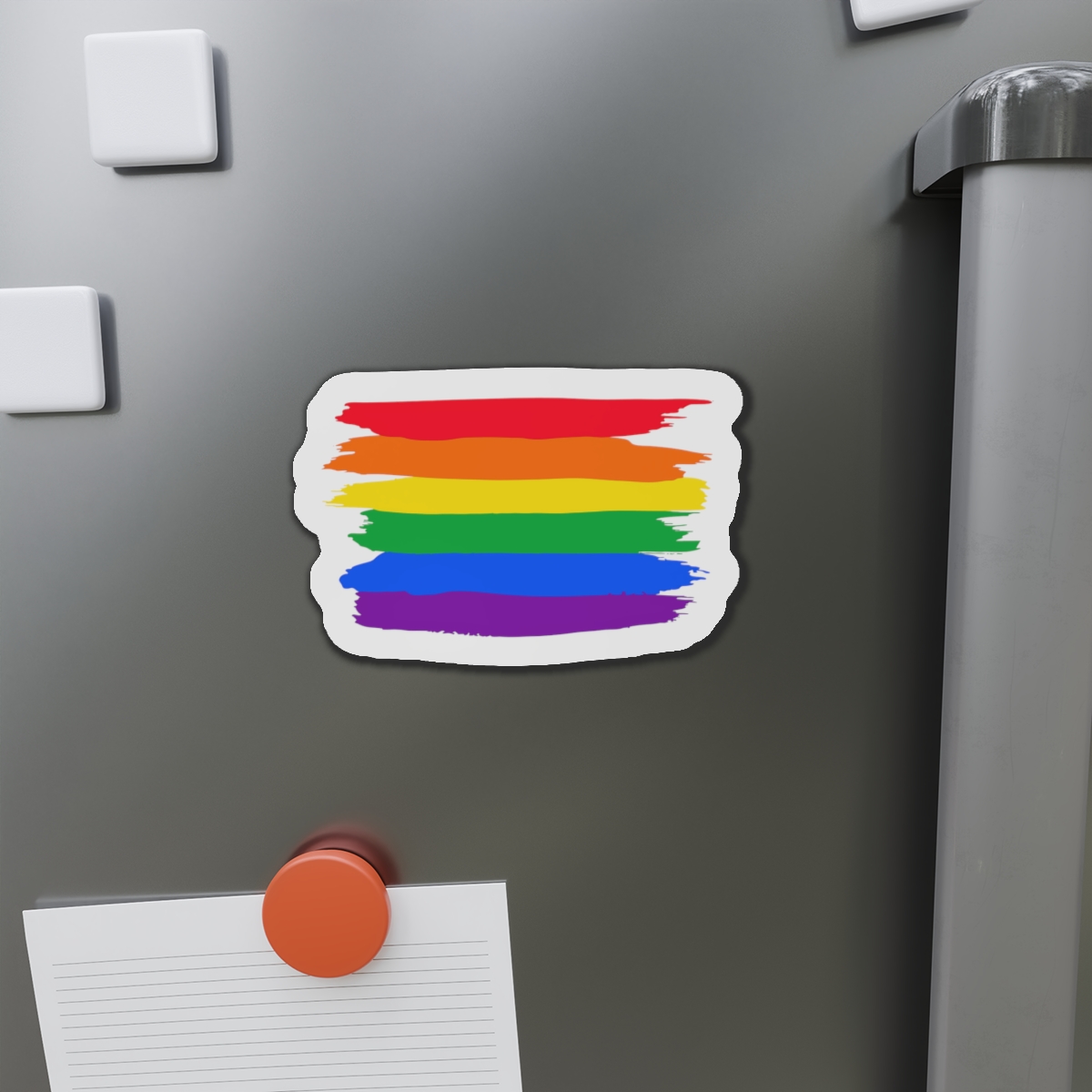 Watercolor Pride Day Flag Die Cut Magnets - Image 14