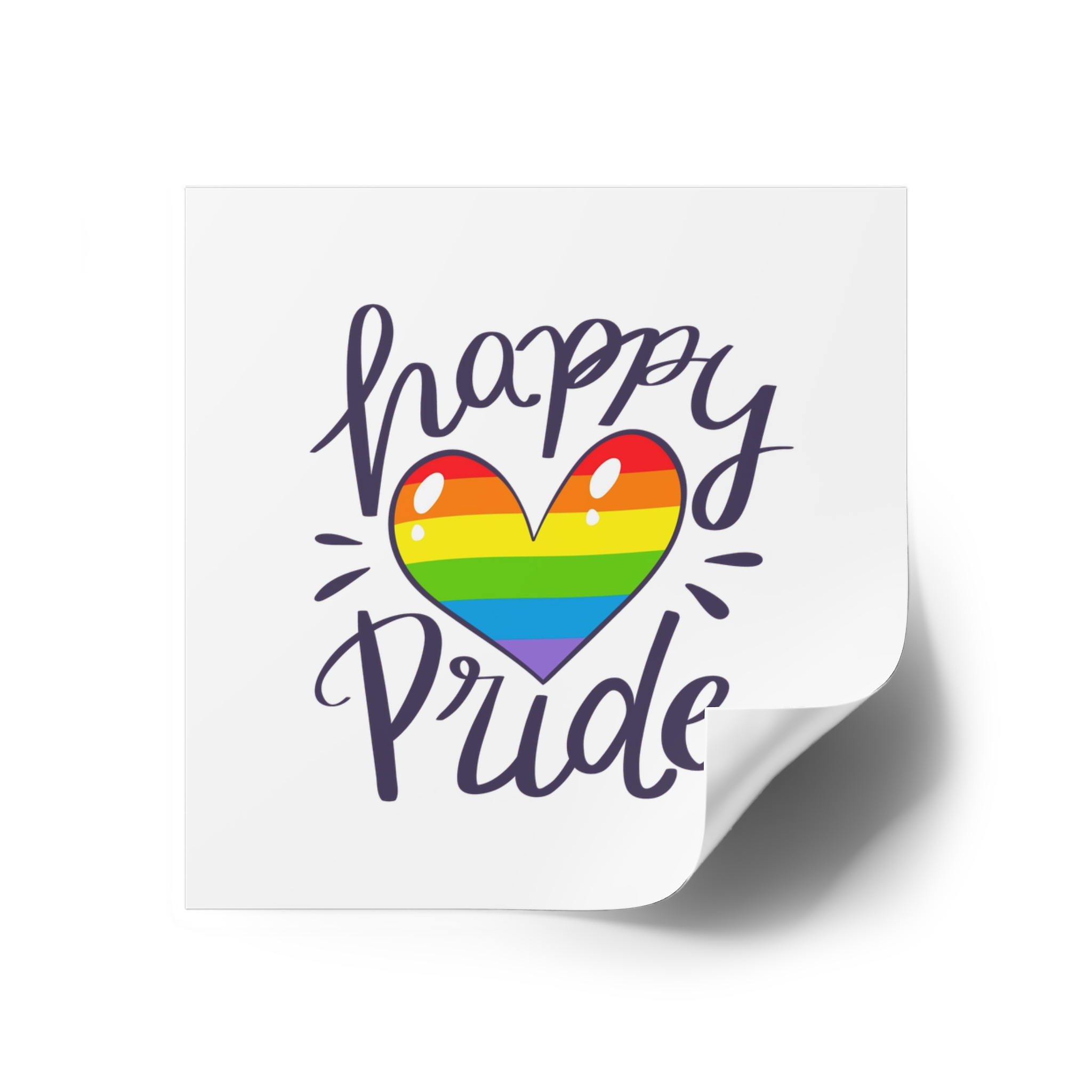 Pride Day Concept (1) Laminate Stickers Square - Image 26